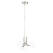 Suspension STOCKHOLM en nickel poli — 207352A — Luminaire Expert