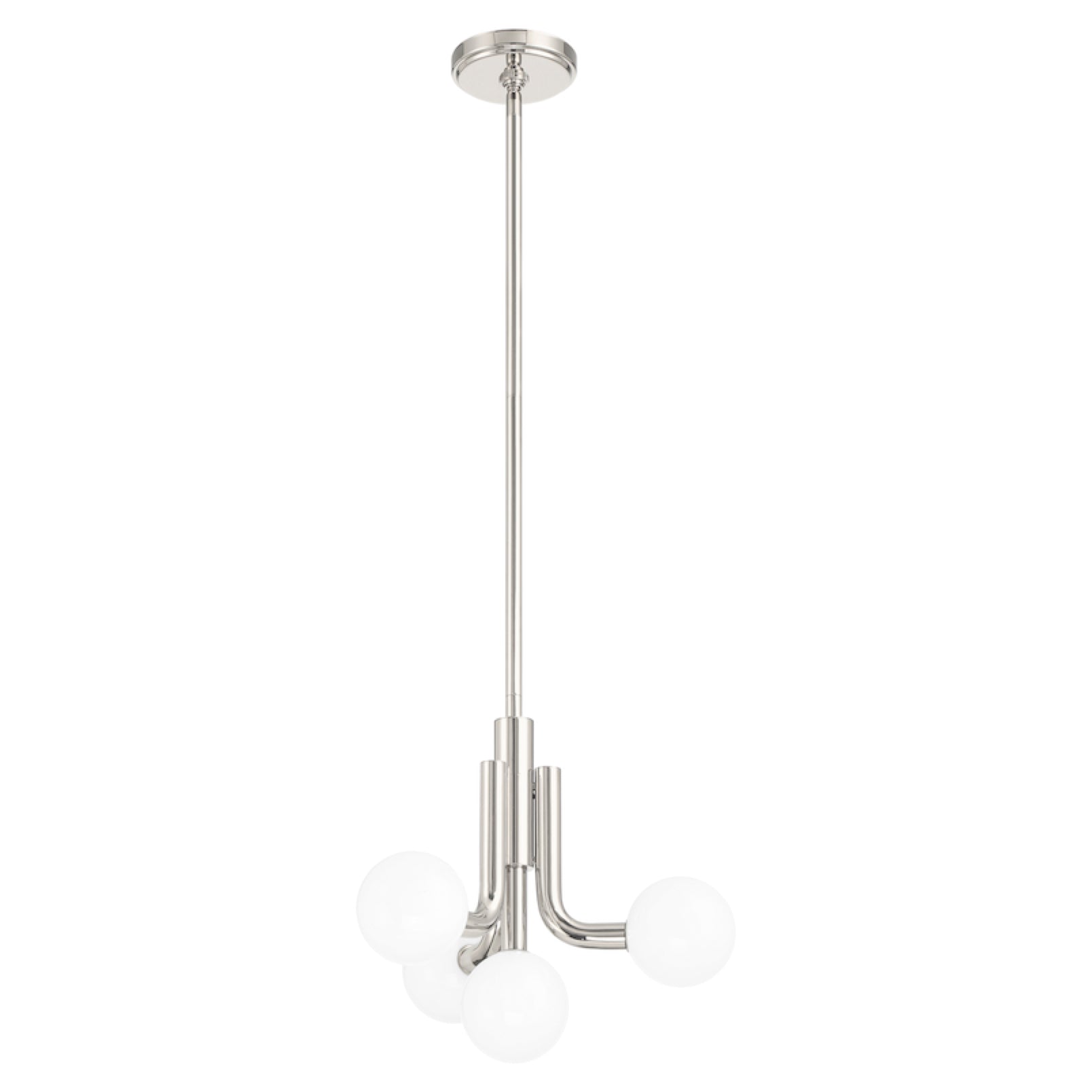 Suspension STOCKHOLM en nickel poli — 207352A — Luminaire Expert