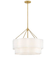 Suspension GWEN en laiton laqué — 47734LCB — Luminaire Expert
