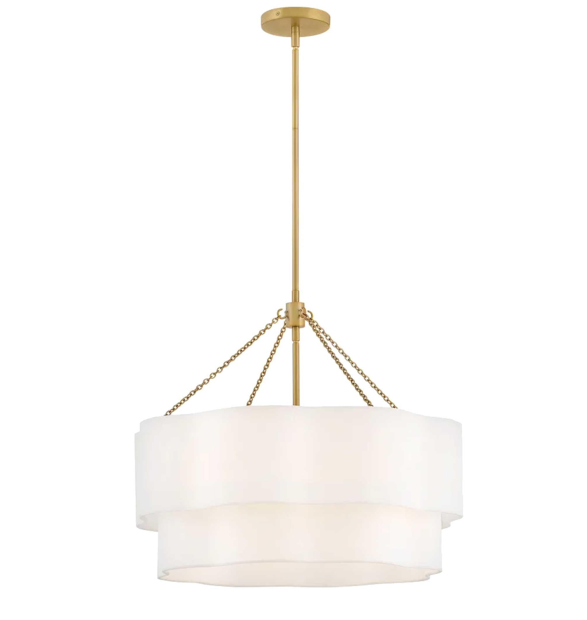 Suspension GWEN en laiton laqué — 47734LCB — Luminaire Expert