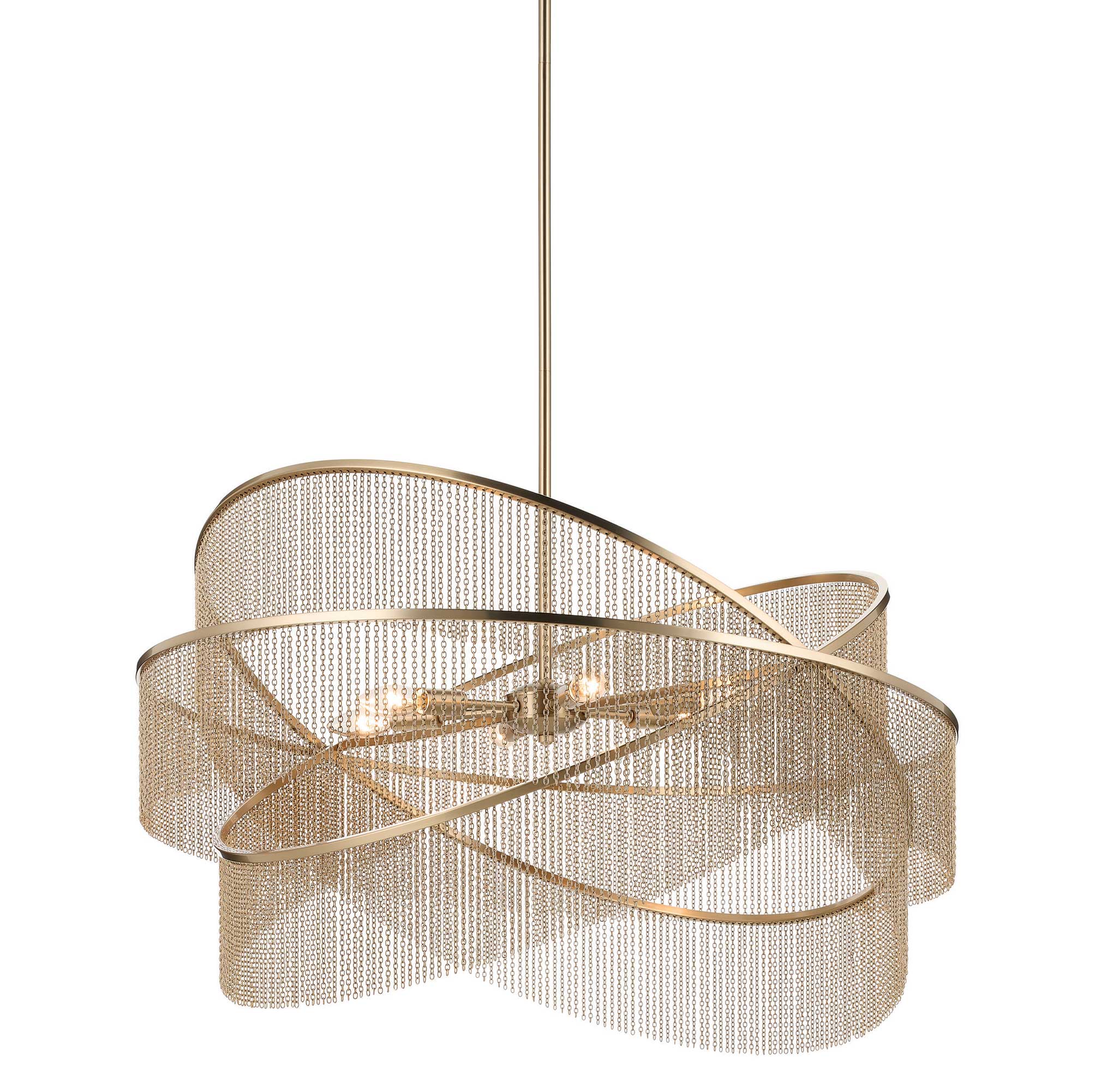 Suspension KHAITE en bronze champagne — 52823CPZ — Luminaire Expert