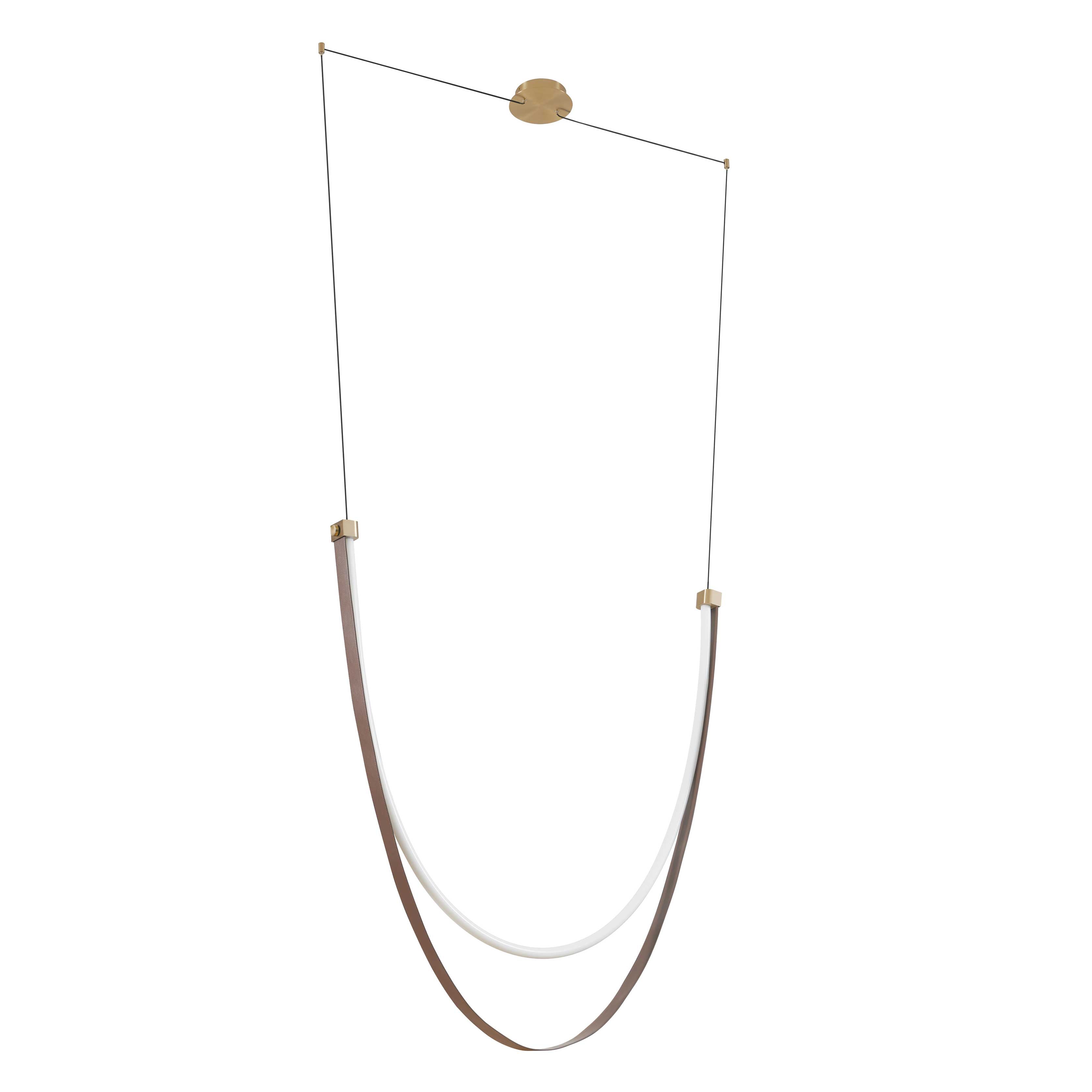 Suspension AYERS en champagne bronze — 207278A — Luminaire Expert