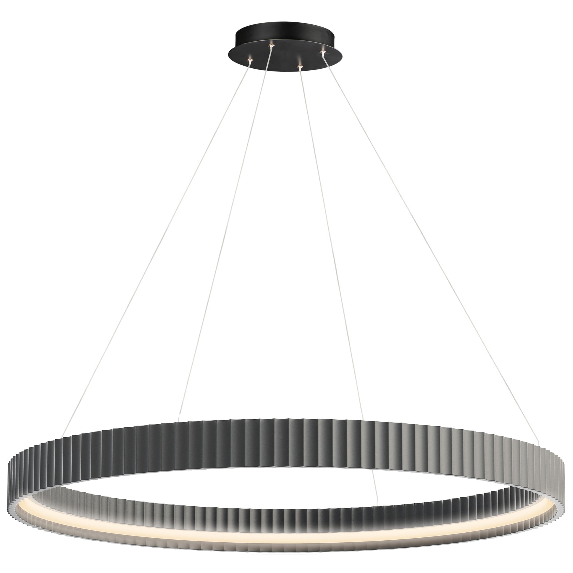 Suspension SOUFFLE en gris — E25056-GY — Luminaire Expert