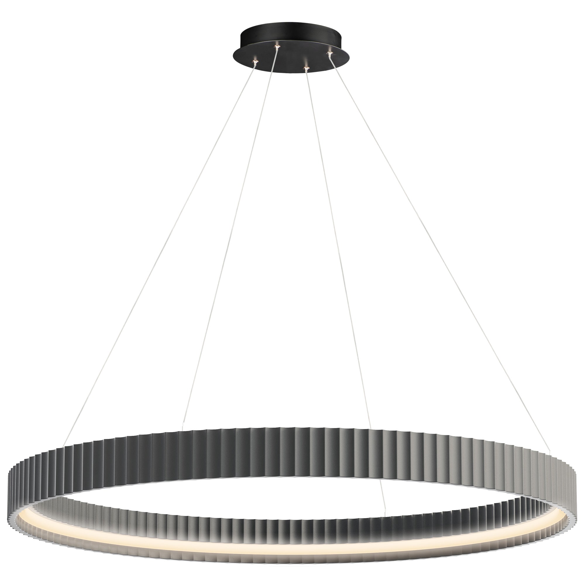 Suspension SOUFFLE en gris — E25056-GY — Luminaire Expert