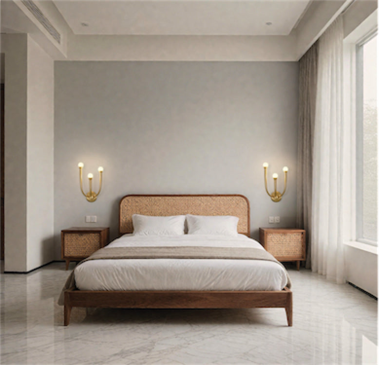 Applique murale DAHLIA en laiton — 207259A — Luminaire Expert