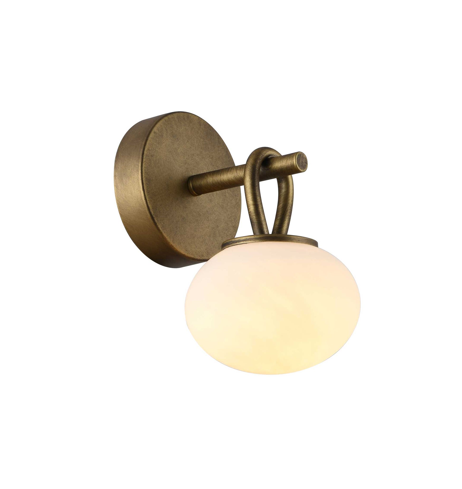 Applique murale VELORA en laiton antique — AC12251LB — Luminaire Expert
