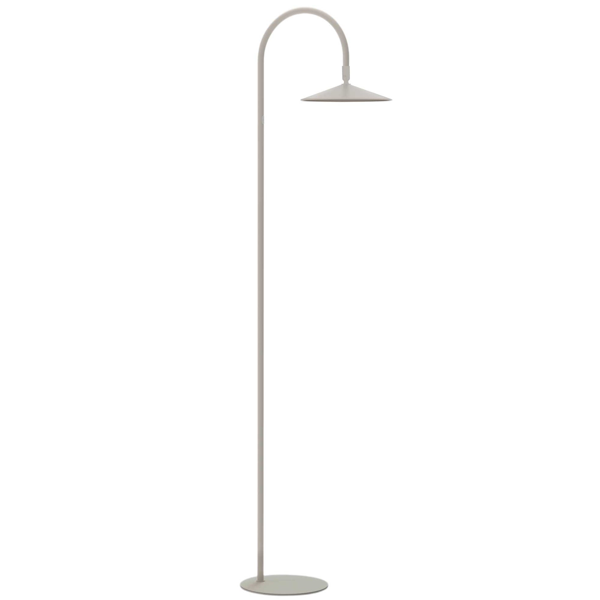 Lampe de plancher RAQUEL en lin mat — RQL-6710LEDF-MLN — Luminaire Expert