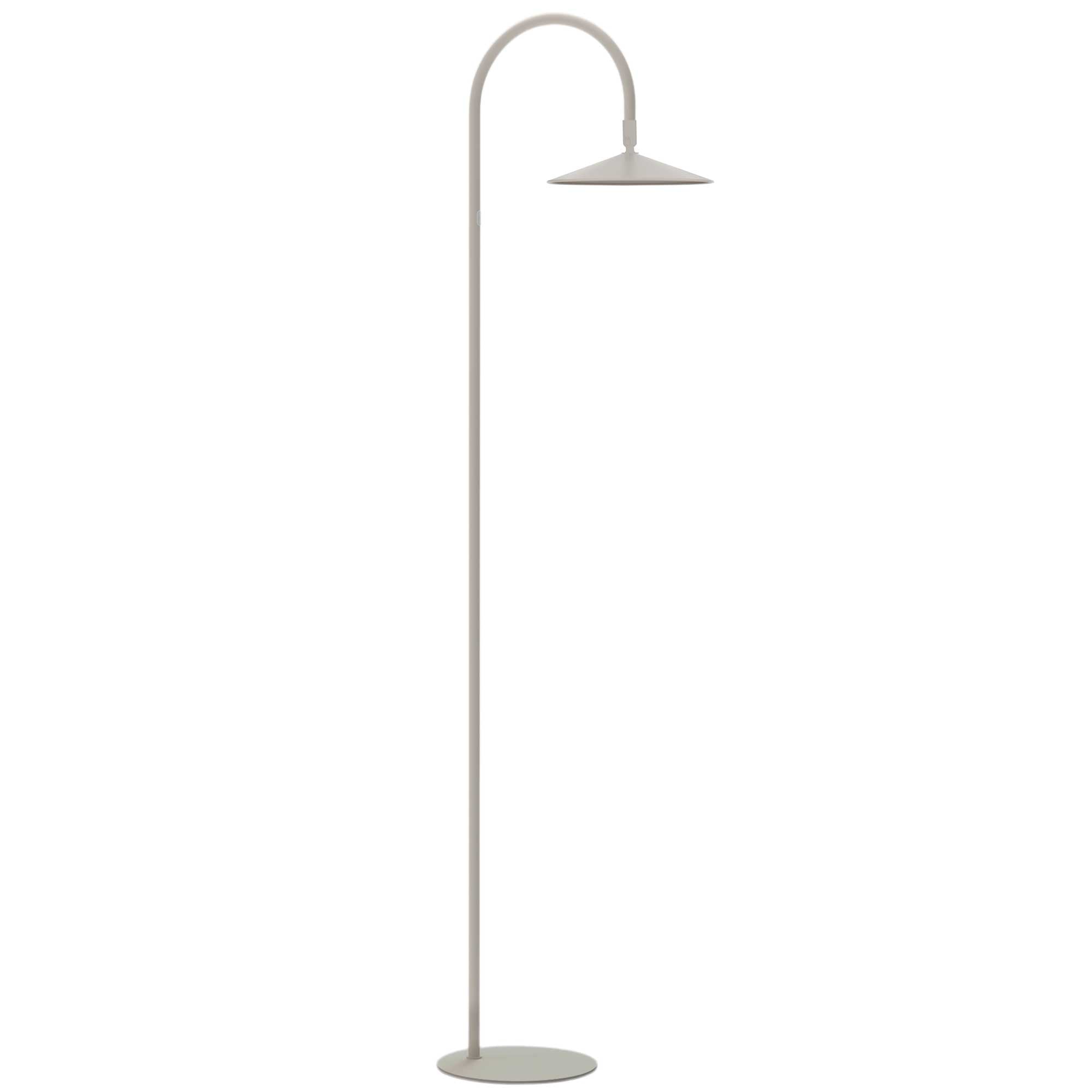 Lampe de plancher RAQUEL en lin mat — RQL-6710LEDF-MLN — Luminaire Expert
