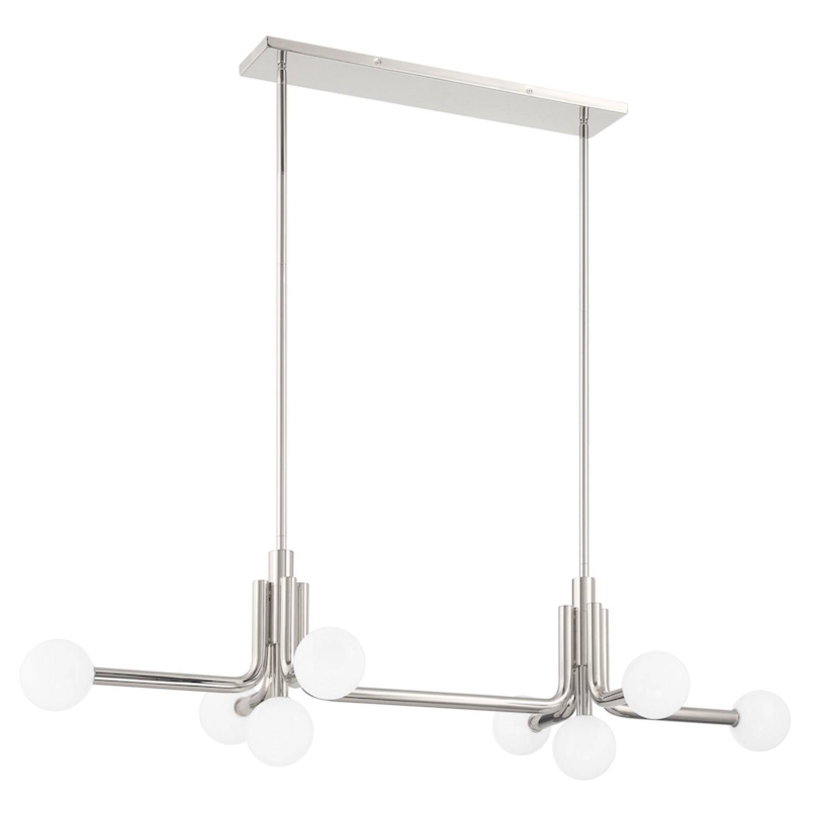 Suspension STOCKHOLM en nickel poli — 207351A — Luminaire Expert
