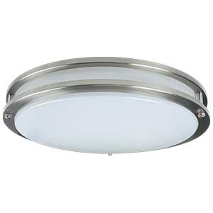 Plafonnier en nickel brossé — 70468 — Luminaire Expert