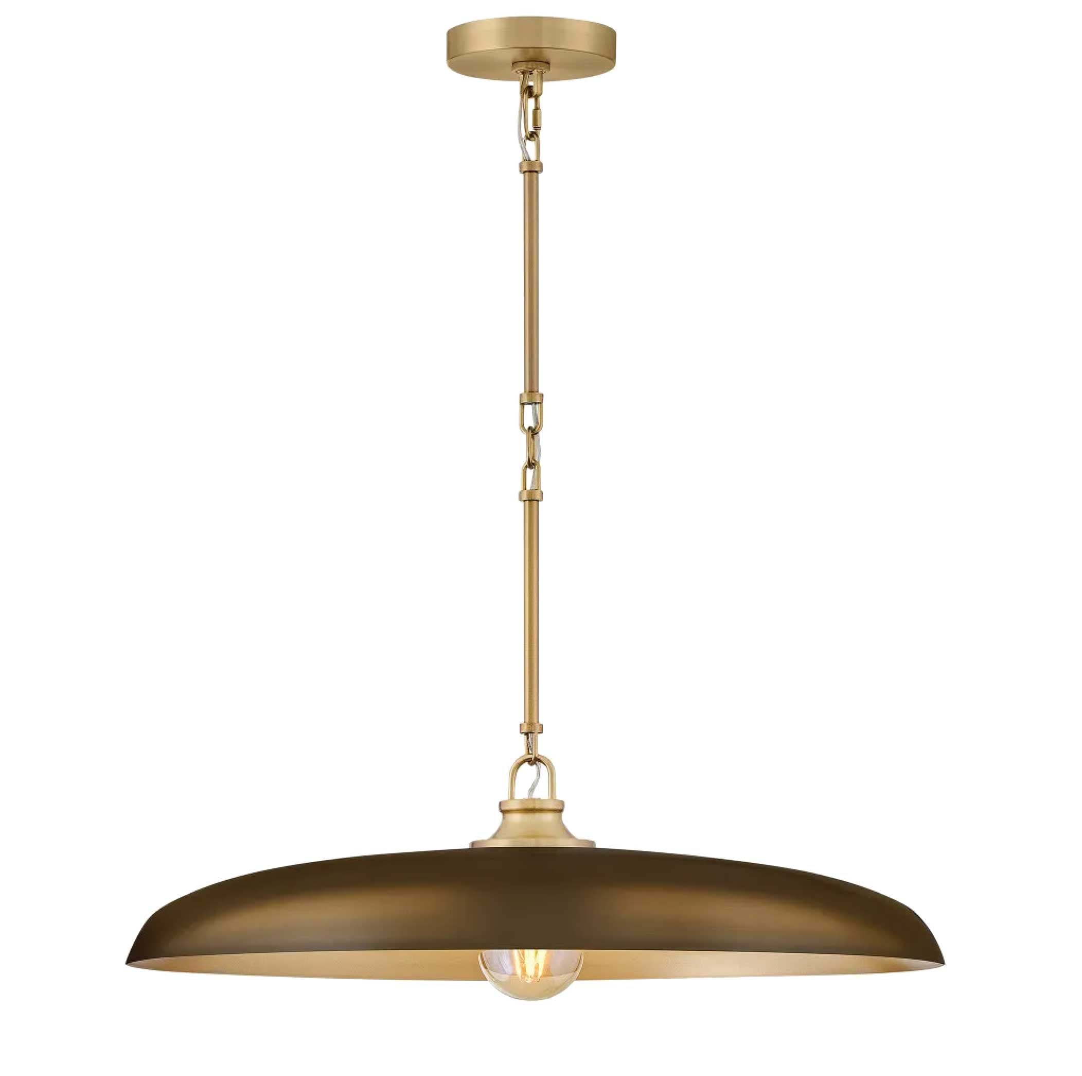 Suspension SADIE en laiton laqué et bronze — 48165LCB-HZ — Luminaire Expert