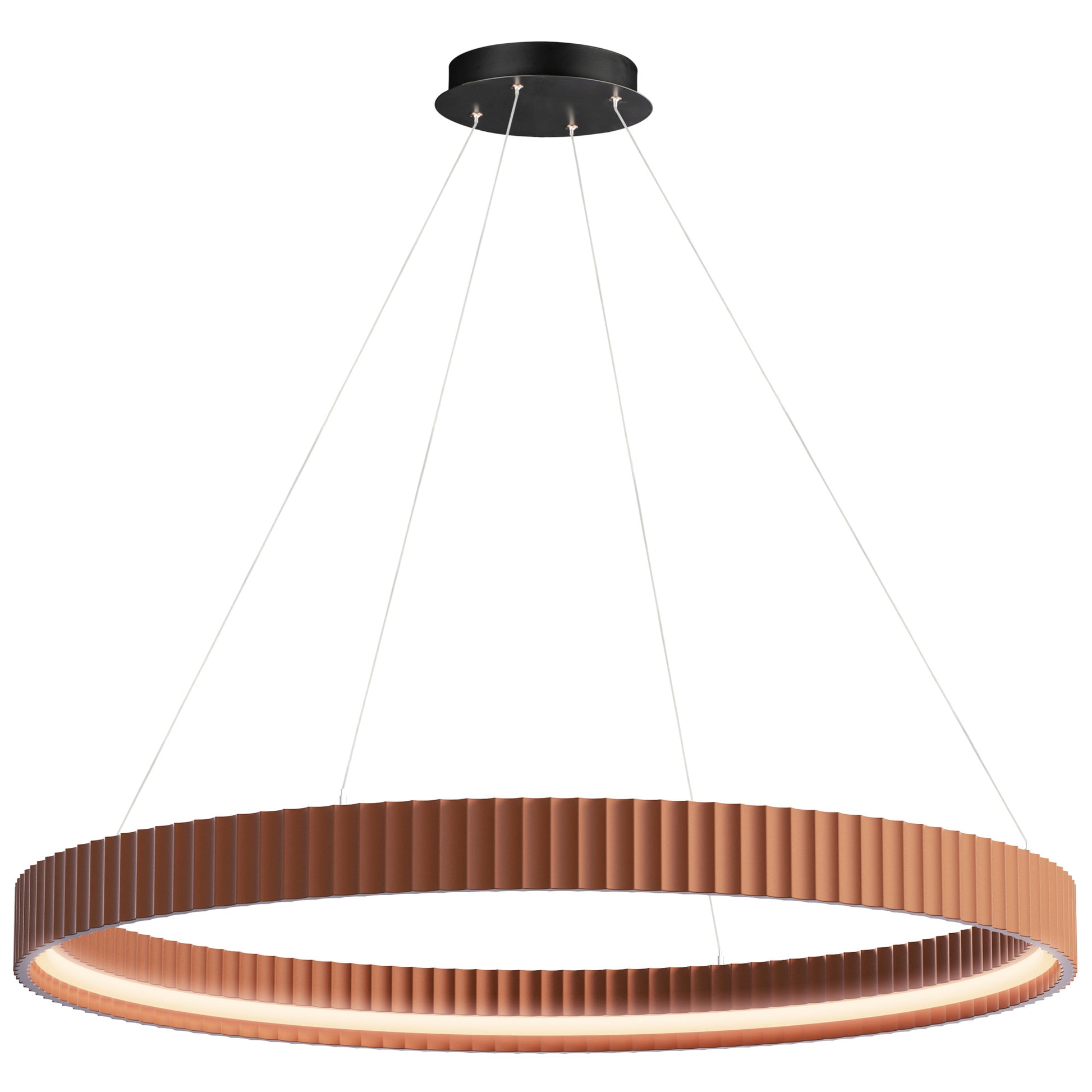Suspension SOUFFLE en terracotta — E25056-TRC — Luminaire Expert