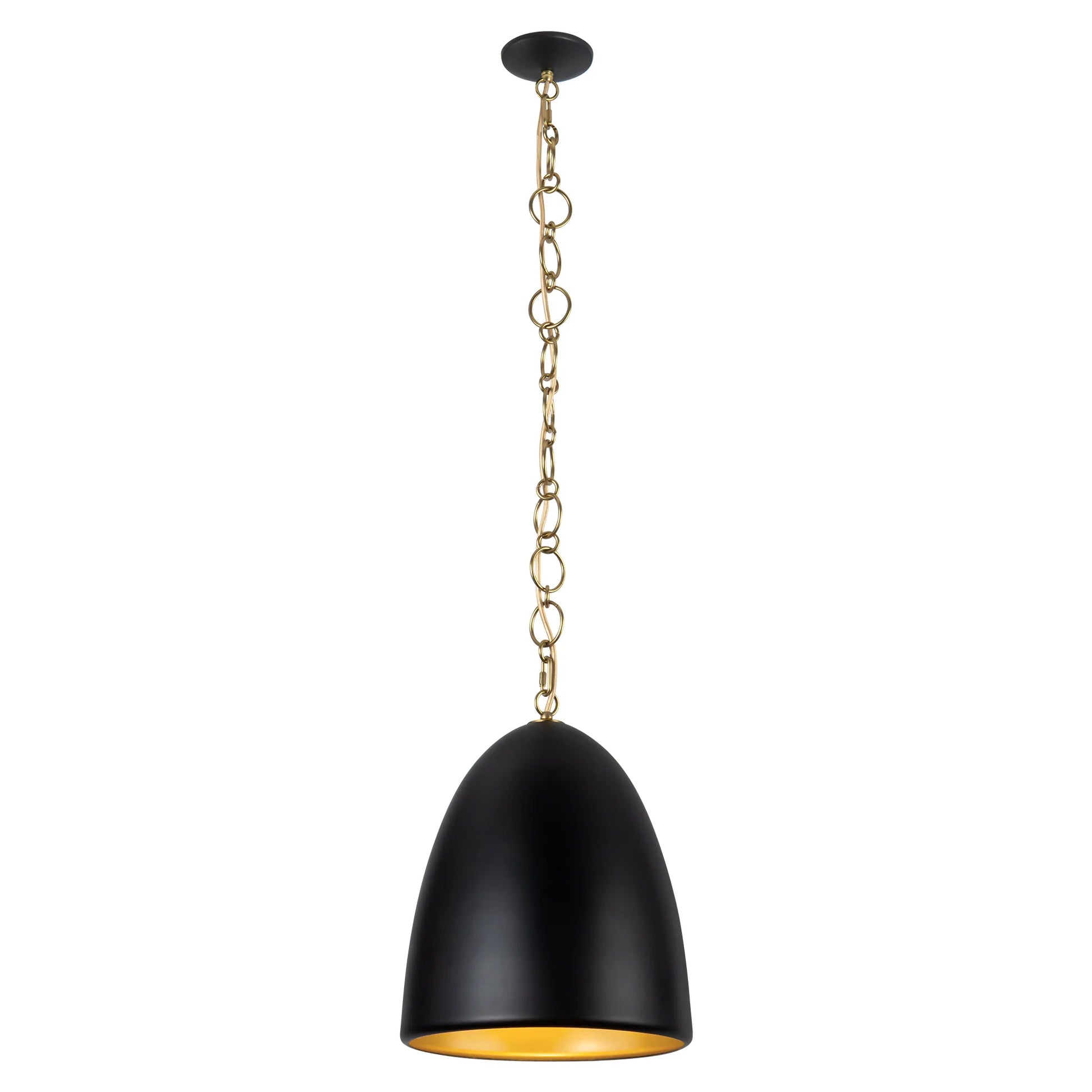 Suspension GRANT en noir mat — PD423014MB — Luminaire Expert