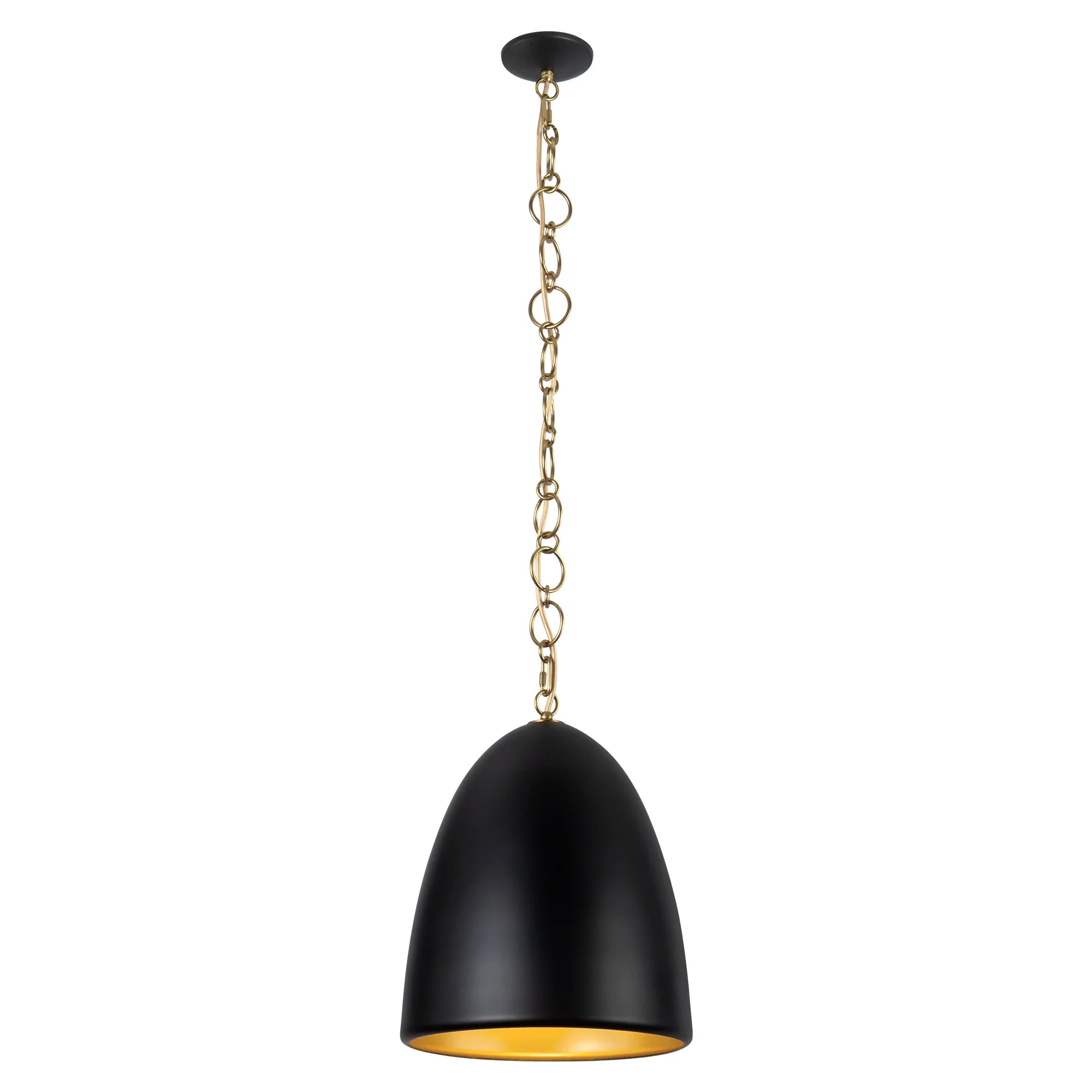 Suspension GRANT en noir mat — PD423014MB — Luminaire Expert