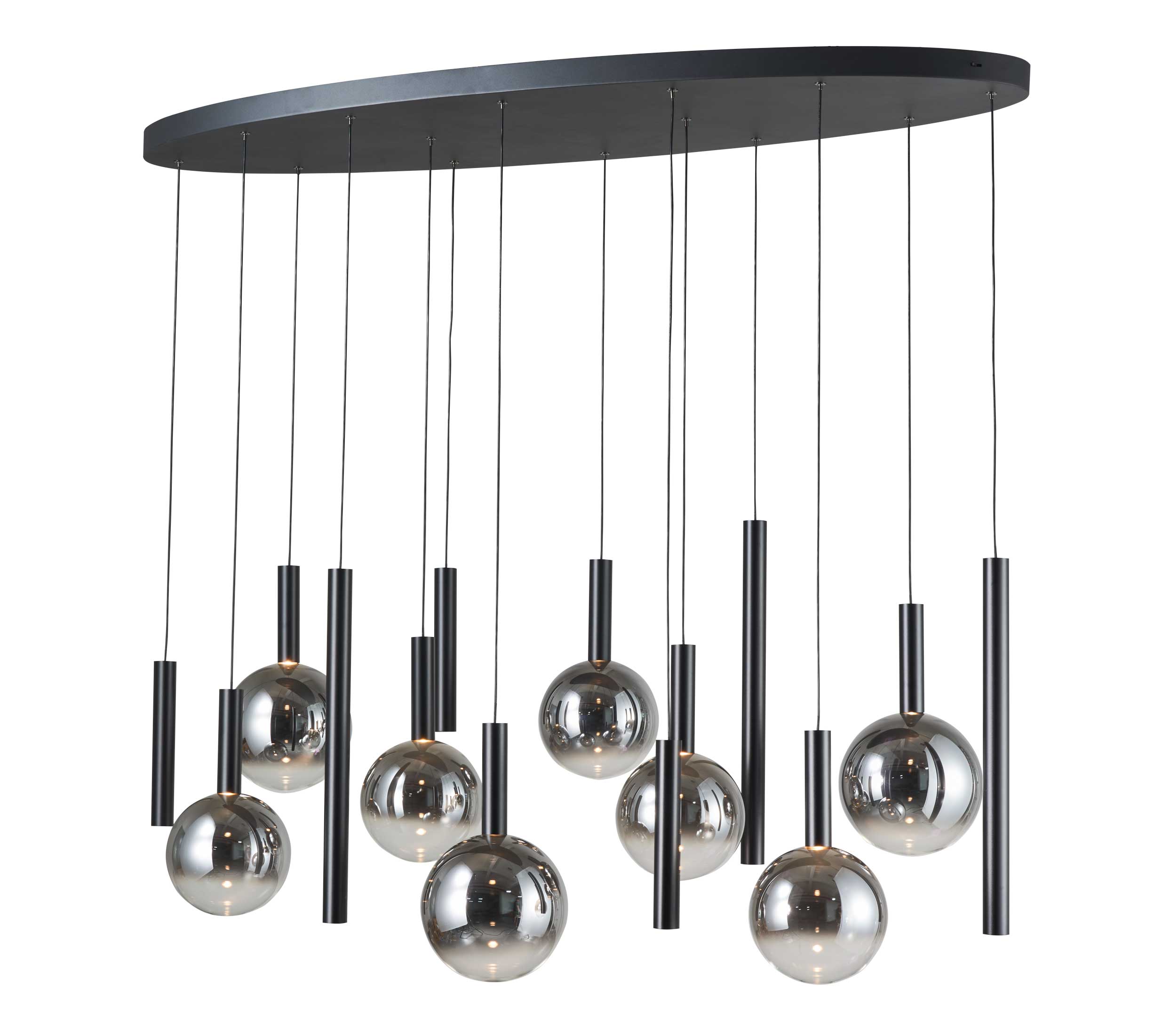 Suspension MODELLA en noir — AC5004BK — Luminaire Expert