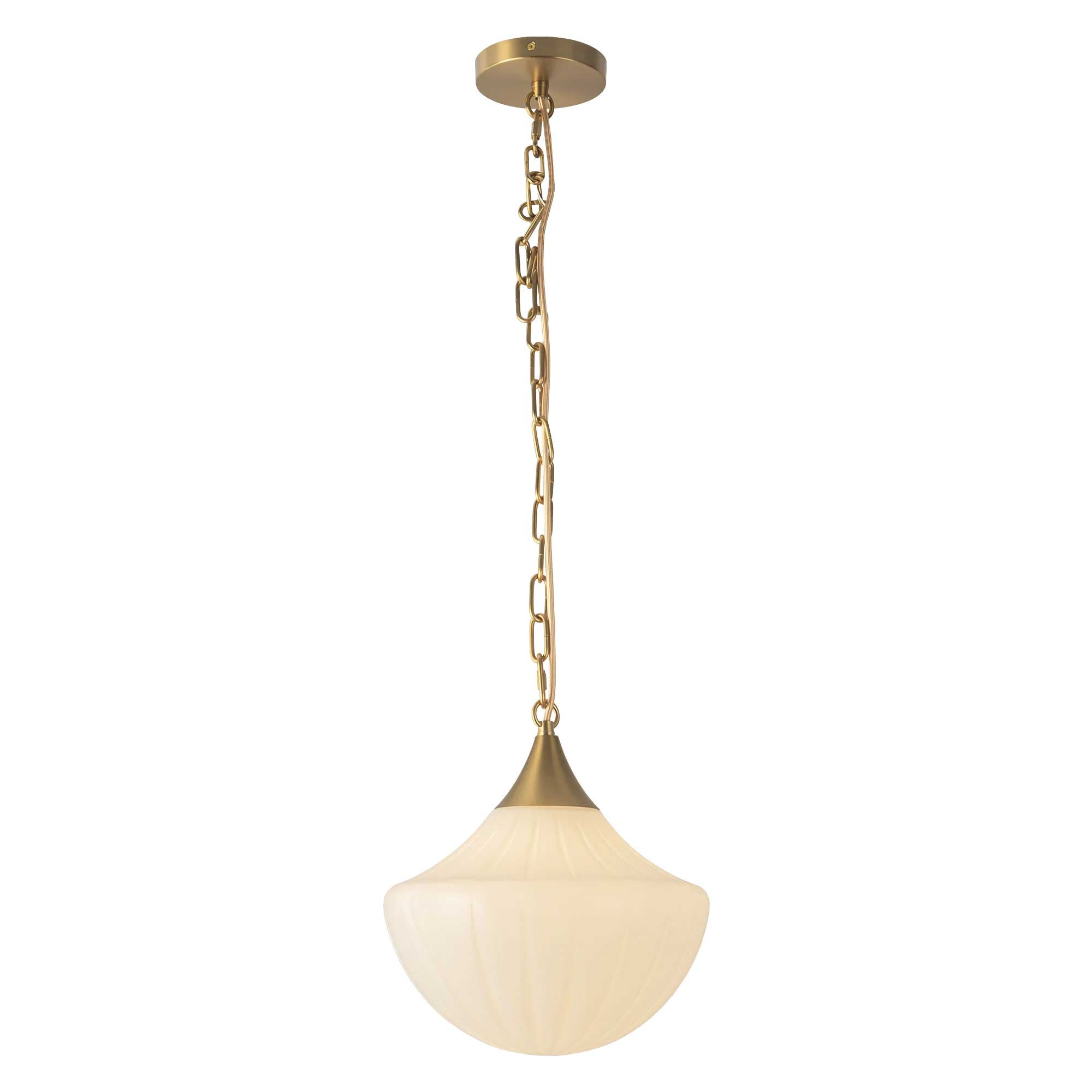 Suspension FARRAH en or brossé — PD651012BGGR — Luminaire Expert