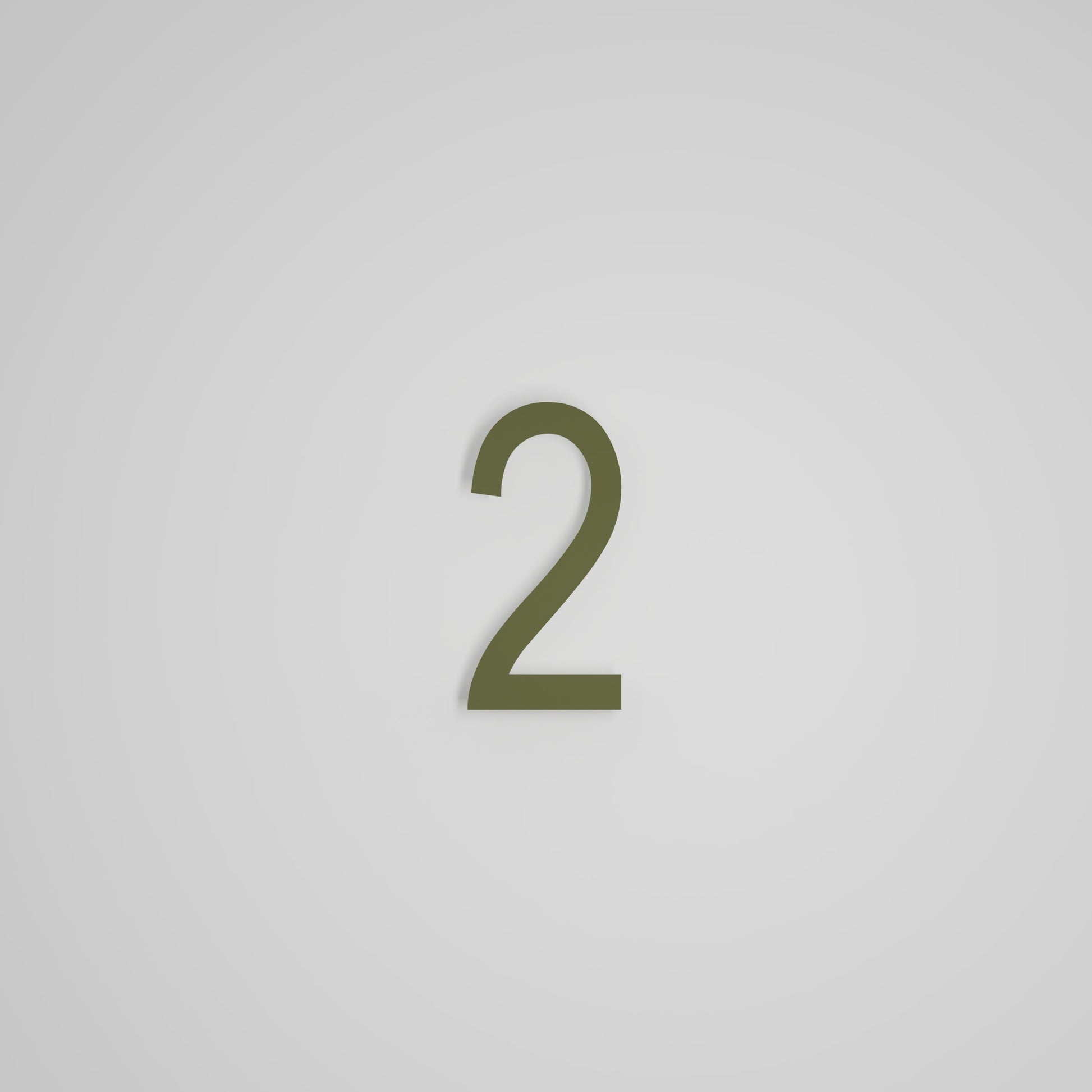 Chiffres flottants d'adresse civique de 6 pouces [1711] — Snoc