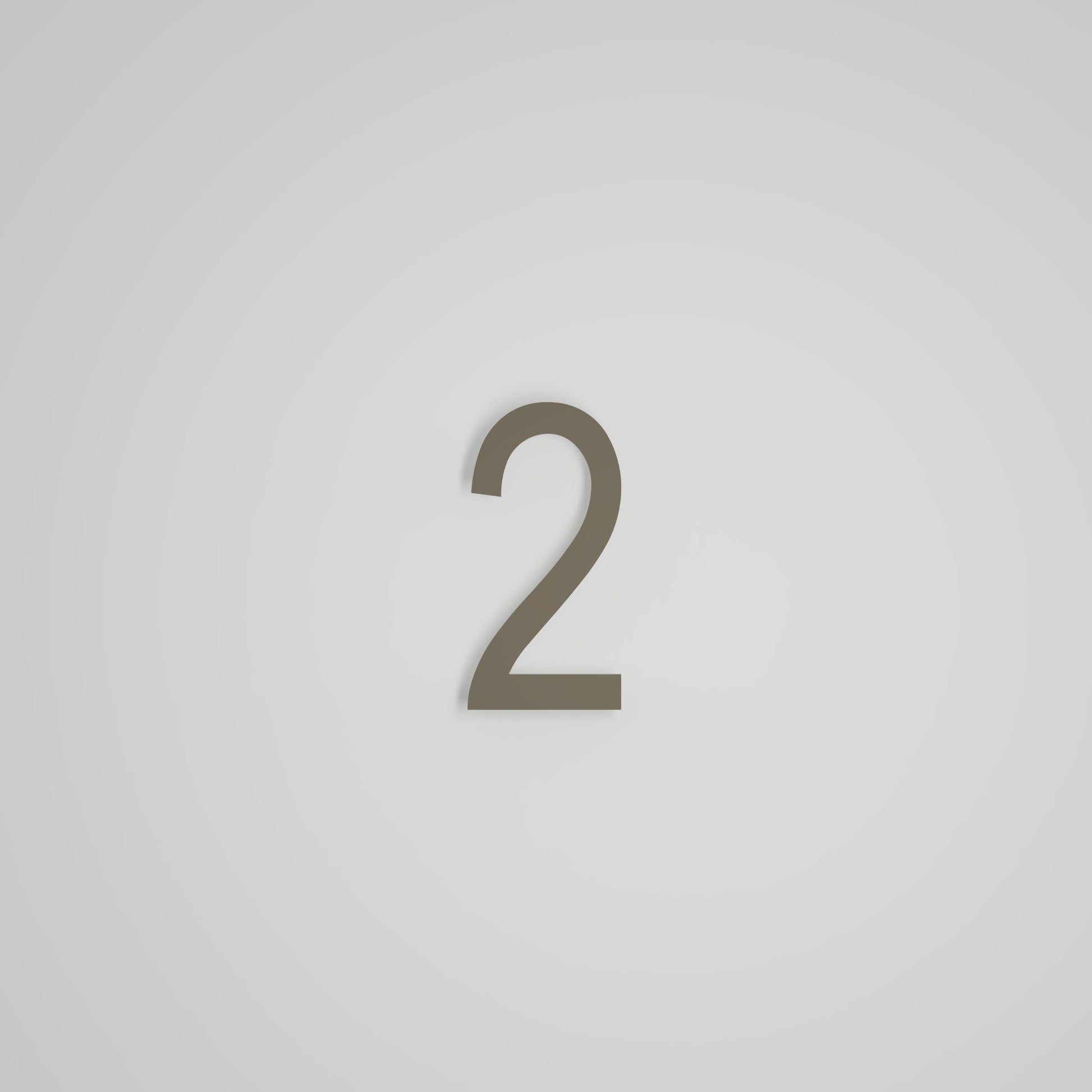 Chiffres flottants d'adresse civique de 6 pouces [1711] — Snoc