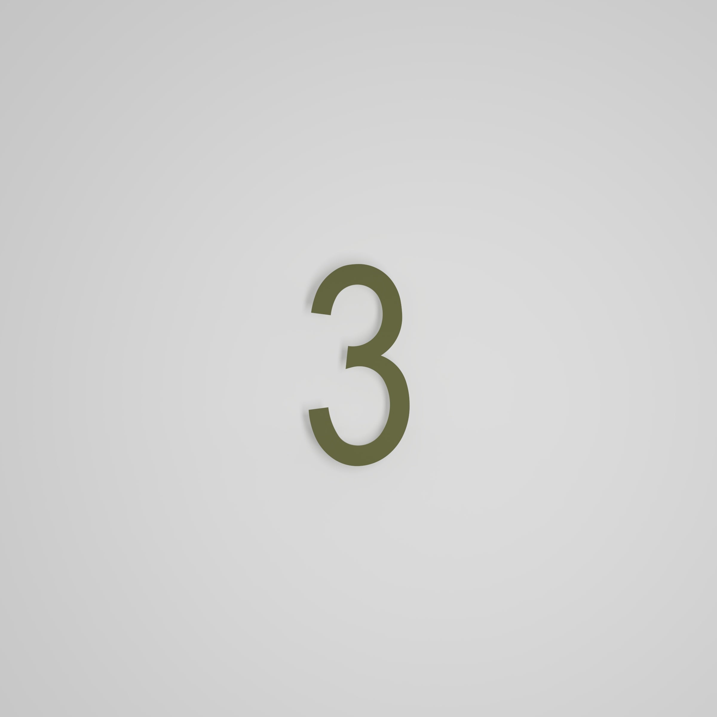 Chiffres flottants d'adresse civique de 6 pouces [1711] — Snoc