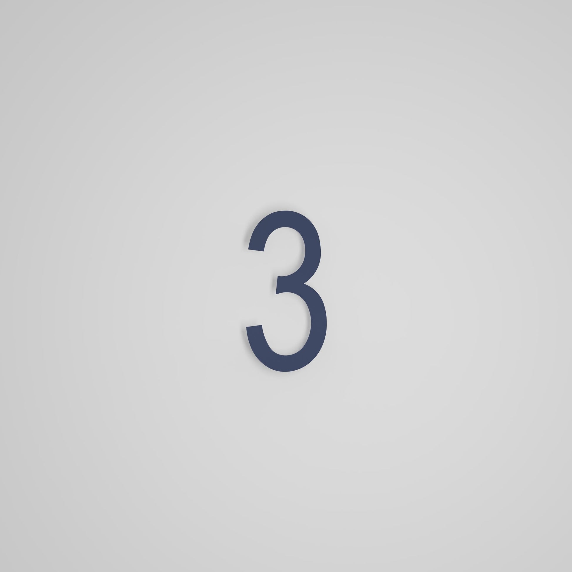 Chiffres flottants d'adresse civique de 6 pouces [1711] — Snoc