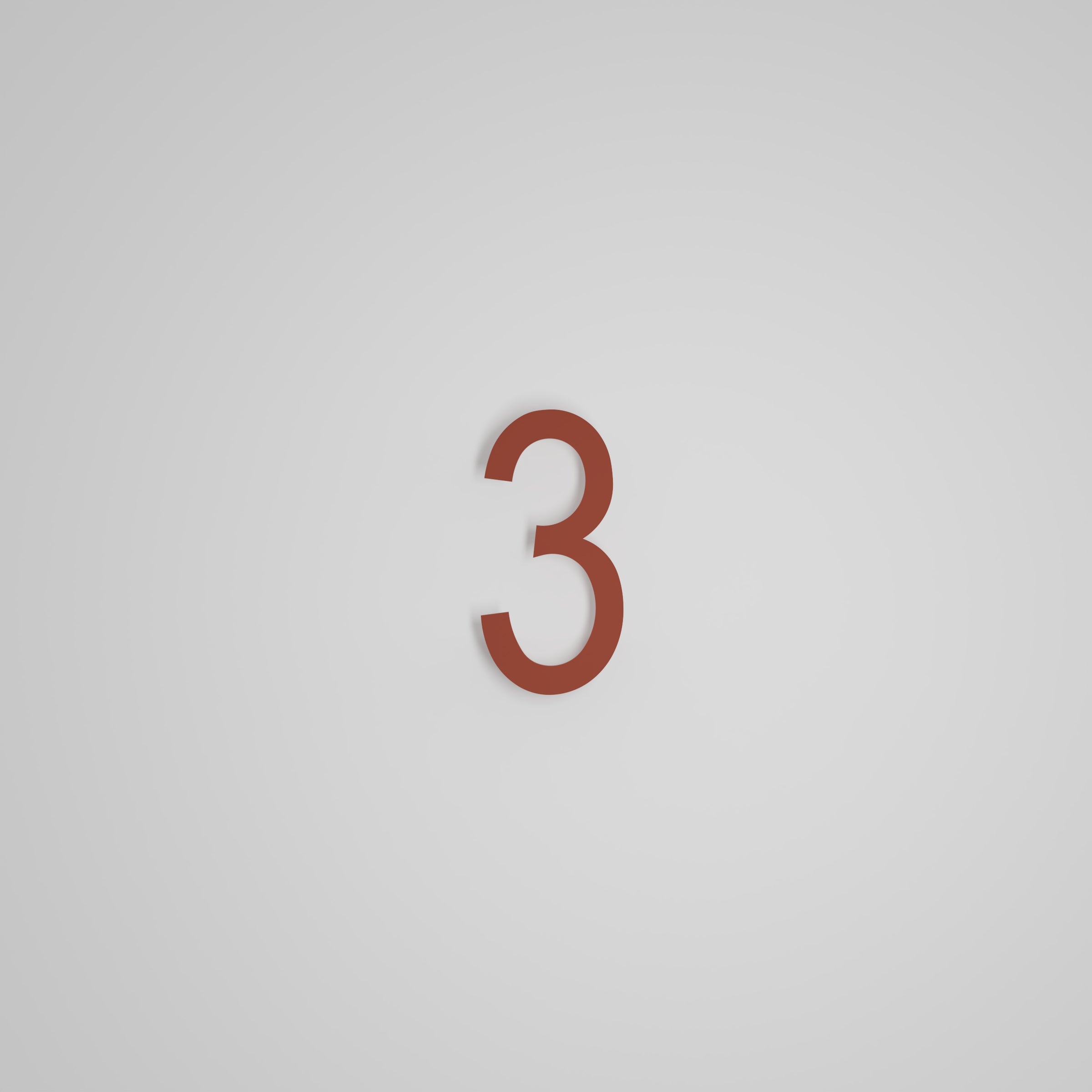 Chiffres flottants d'adresse civique de 6 pouces [1711] — Snoc