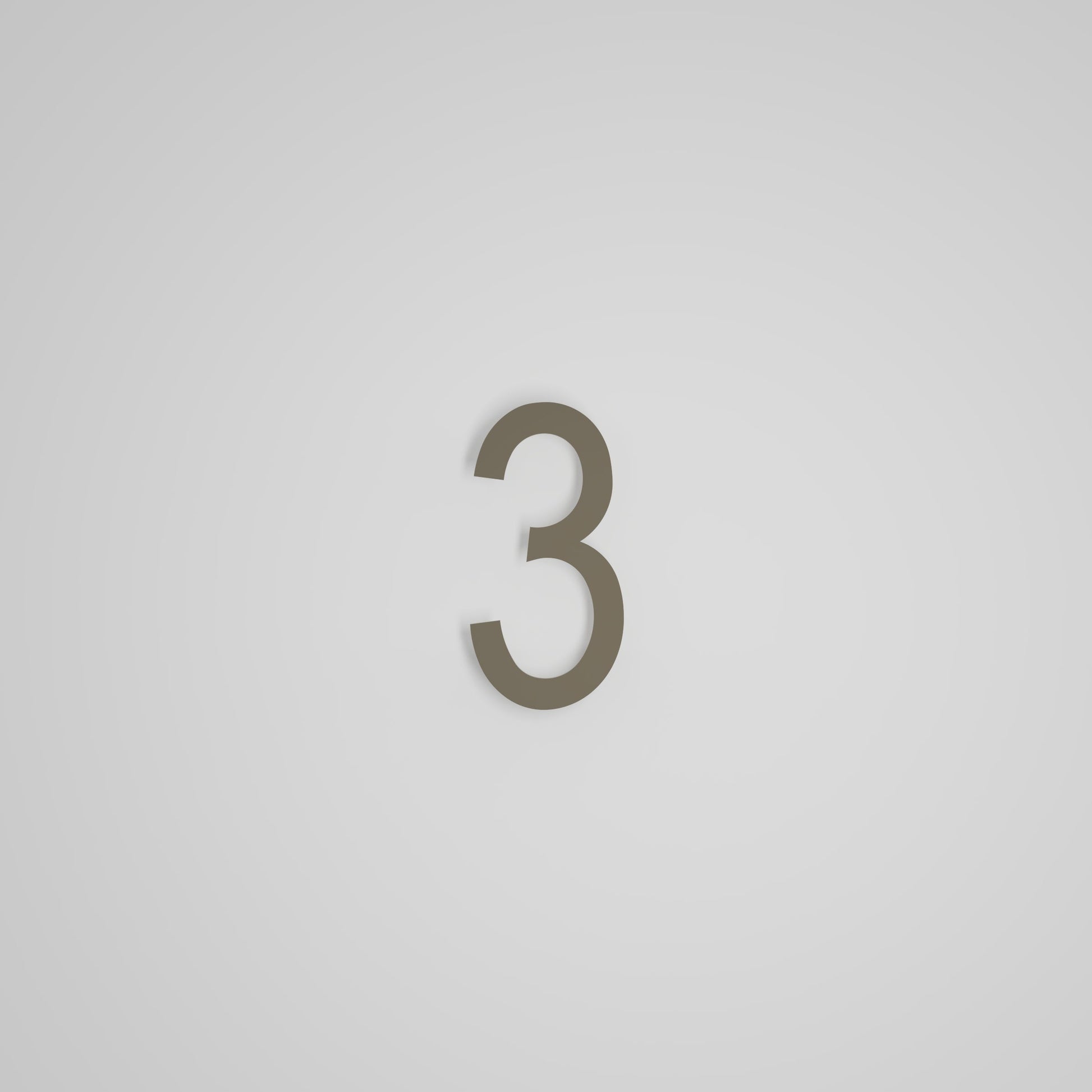 Chiffres flottants d'adresse civique de 6 pouces [1711] — Snoc