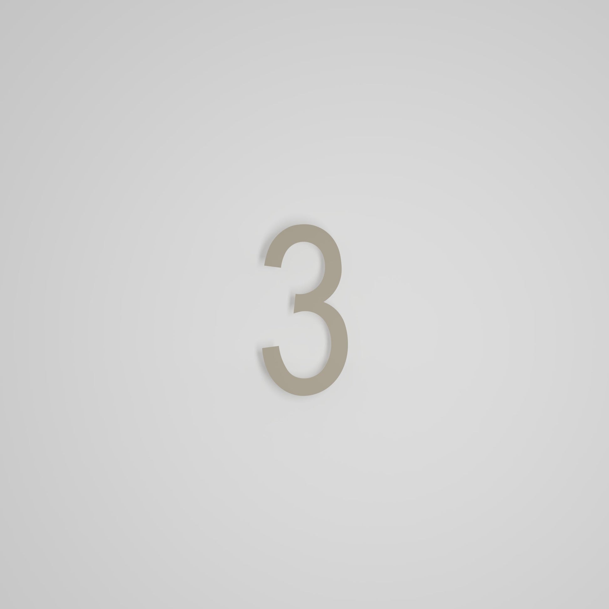 Chiffres flottants d'adresse civique de 6 pouces [1711] — Snoc