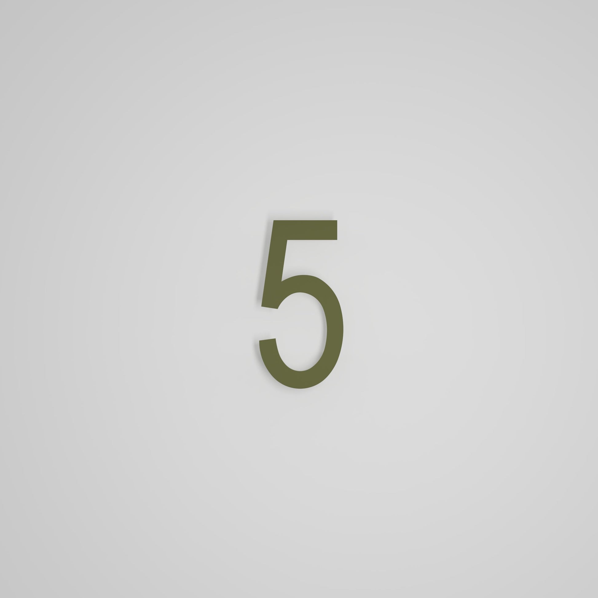 Chiffres flottants d'adresse civique de 6 pouces [1711] — Snoc