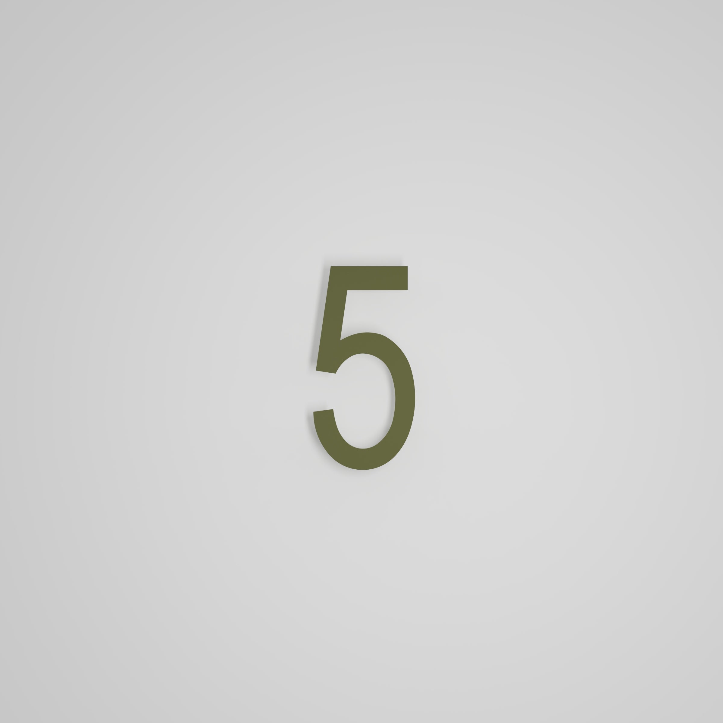Chiffres flottants d'adresse civique de 6 pouces [1711] — Snoc