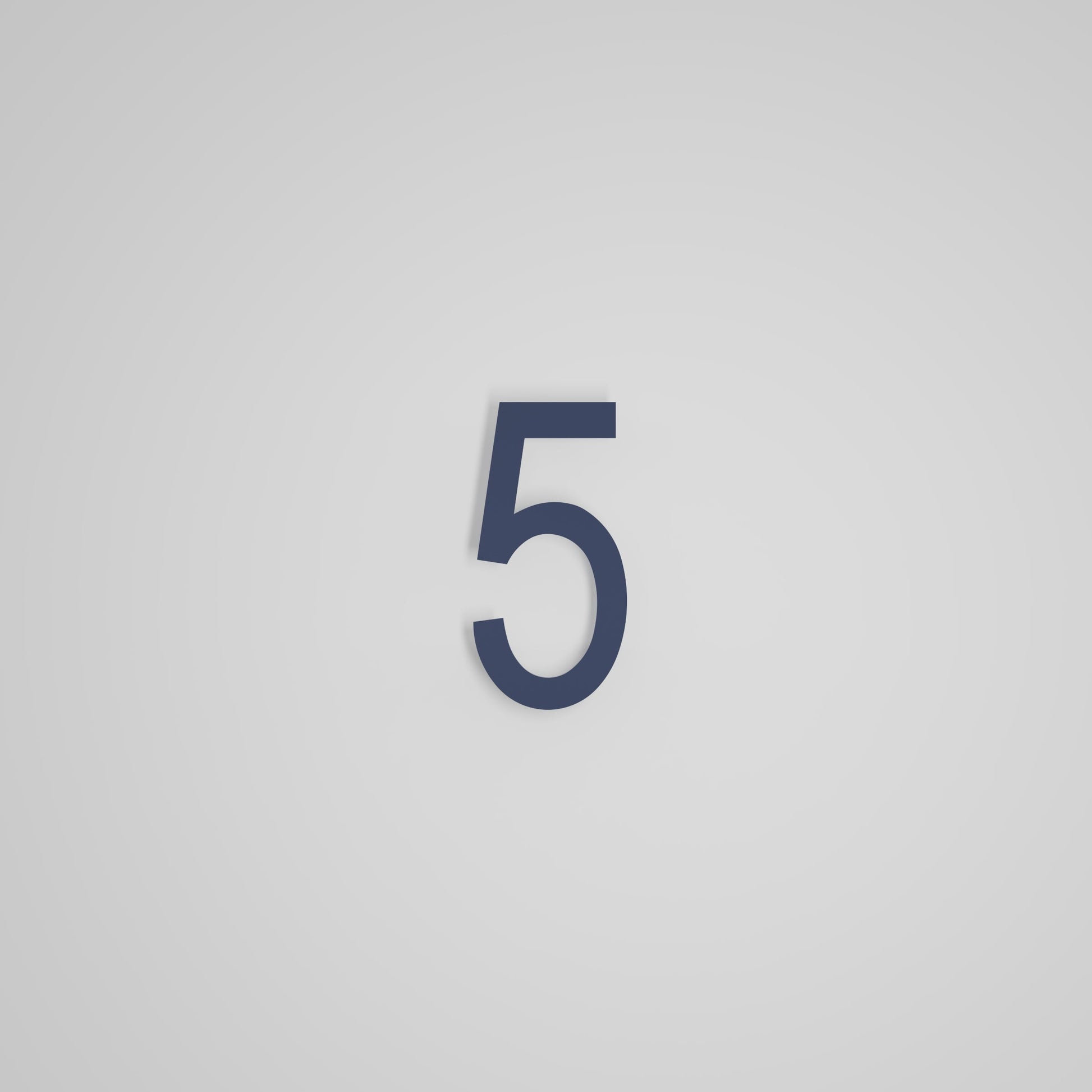 Chiffres flottants d'adresse civique de 6 pouces [1711] — Snoc