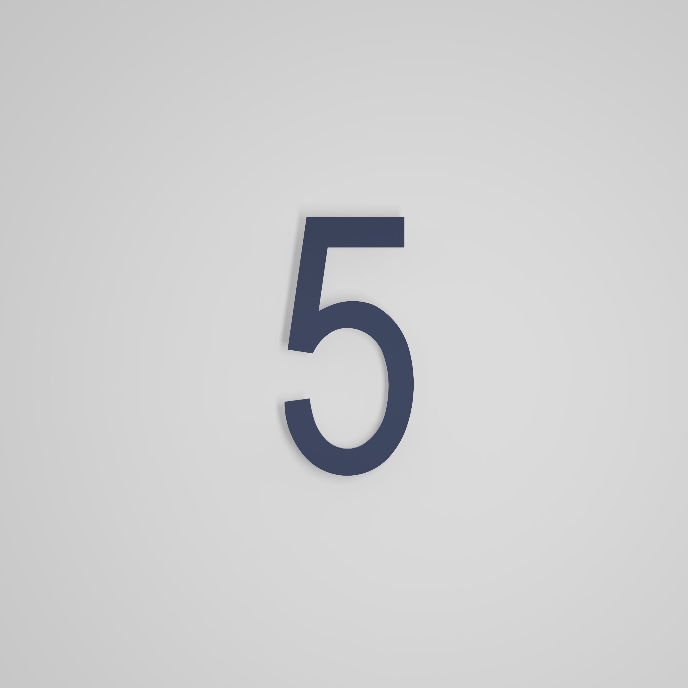 Chiffres flottants d'adresse civique de 8 pouces [1711] — Snoc