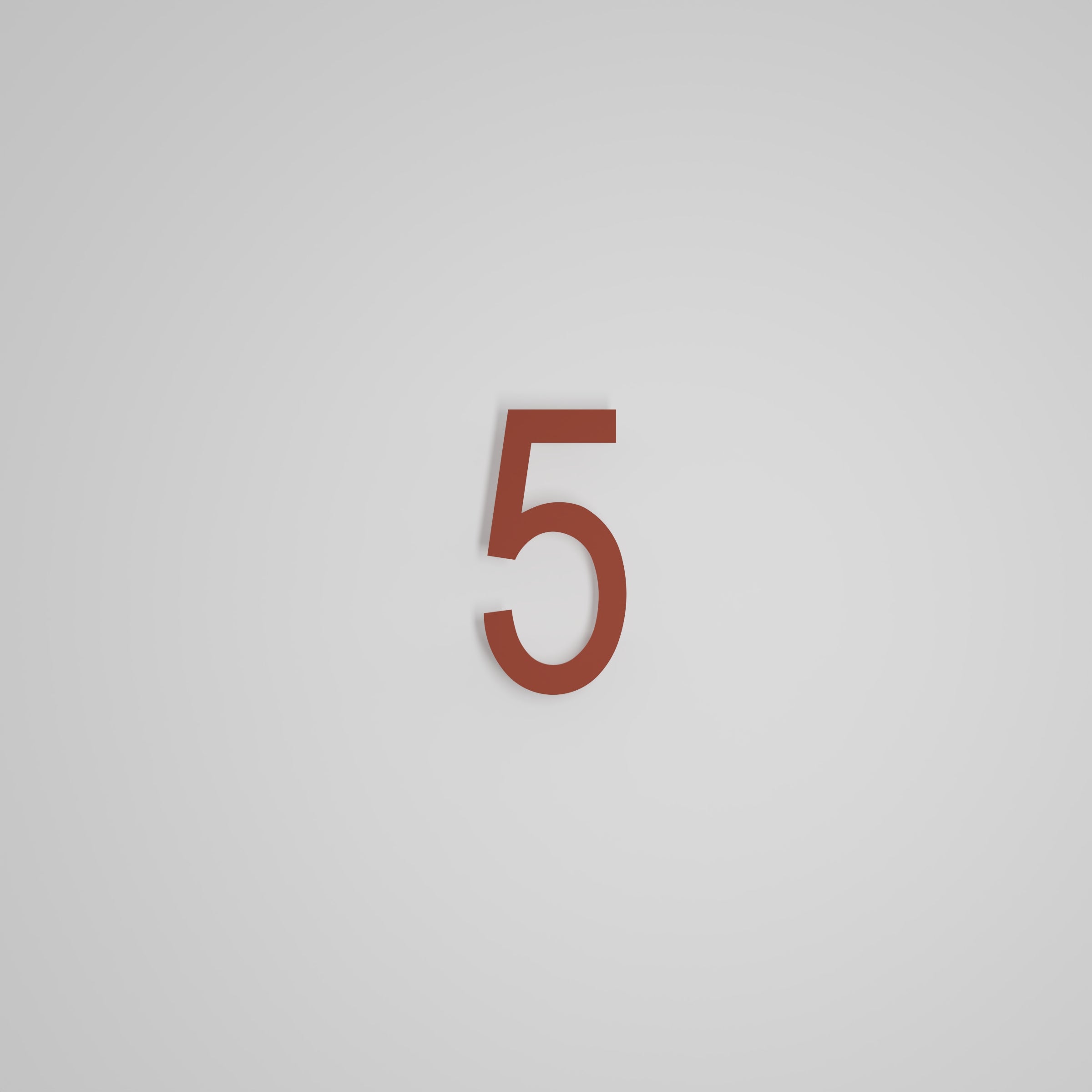 Chiffres flottants d'adresse civique de 6 pouces [1711] — Snoc