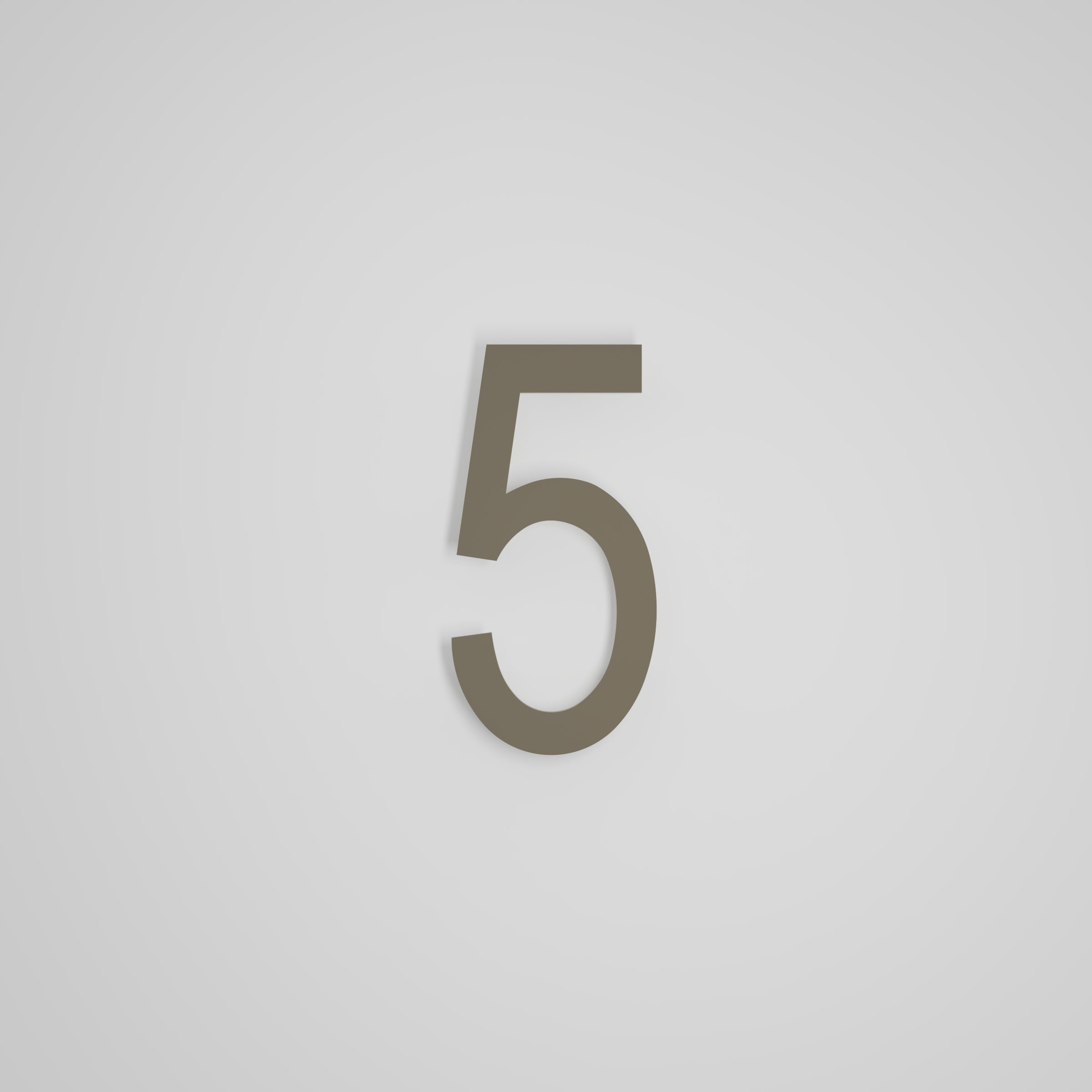Chiffres flottants d'adresse civique de 8 pouces [1711] — Snoc