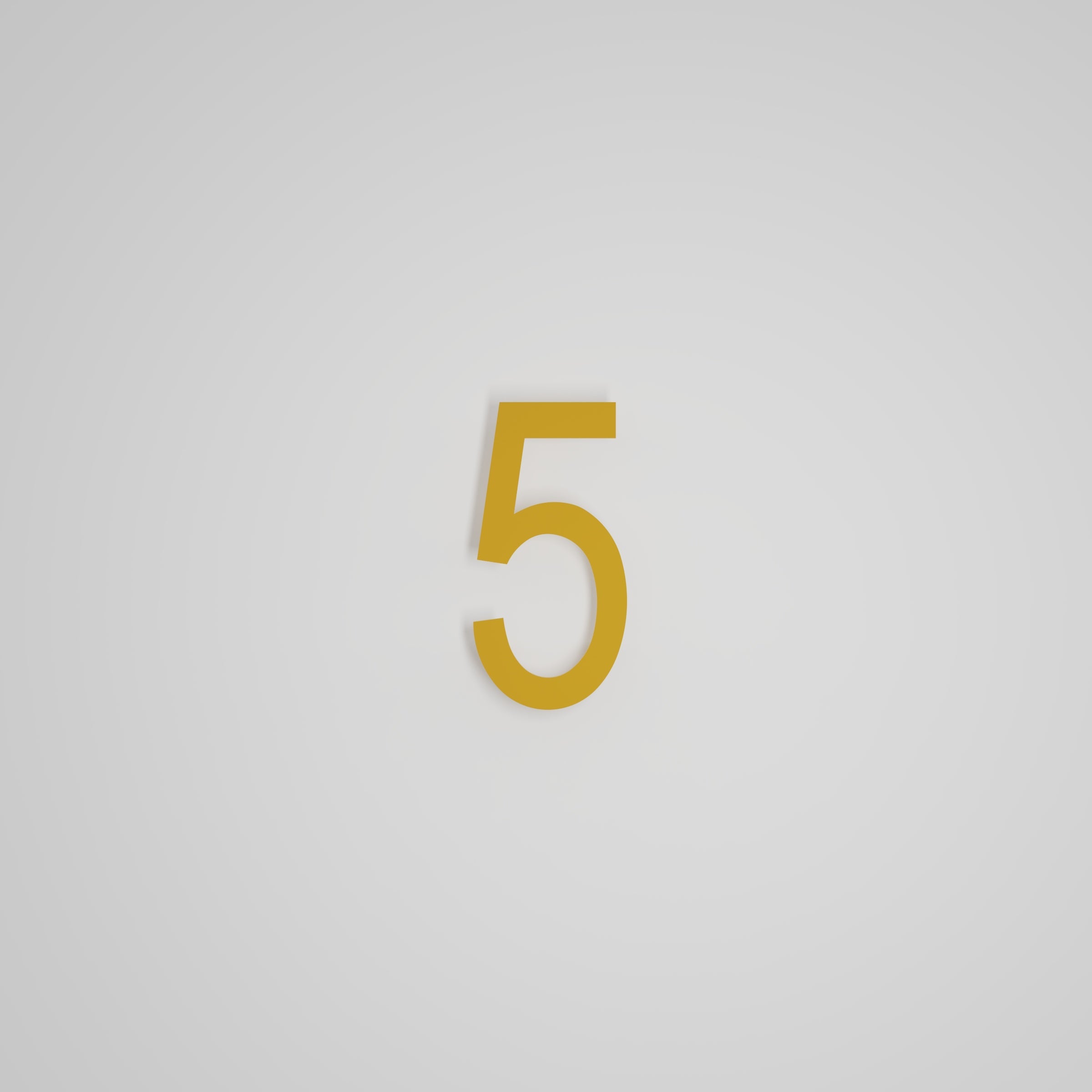 Chiffres flottants d'adresse civique de 6 pouces [1711] — Snoc