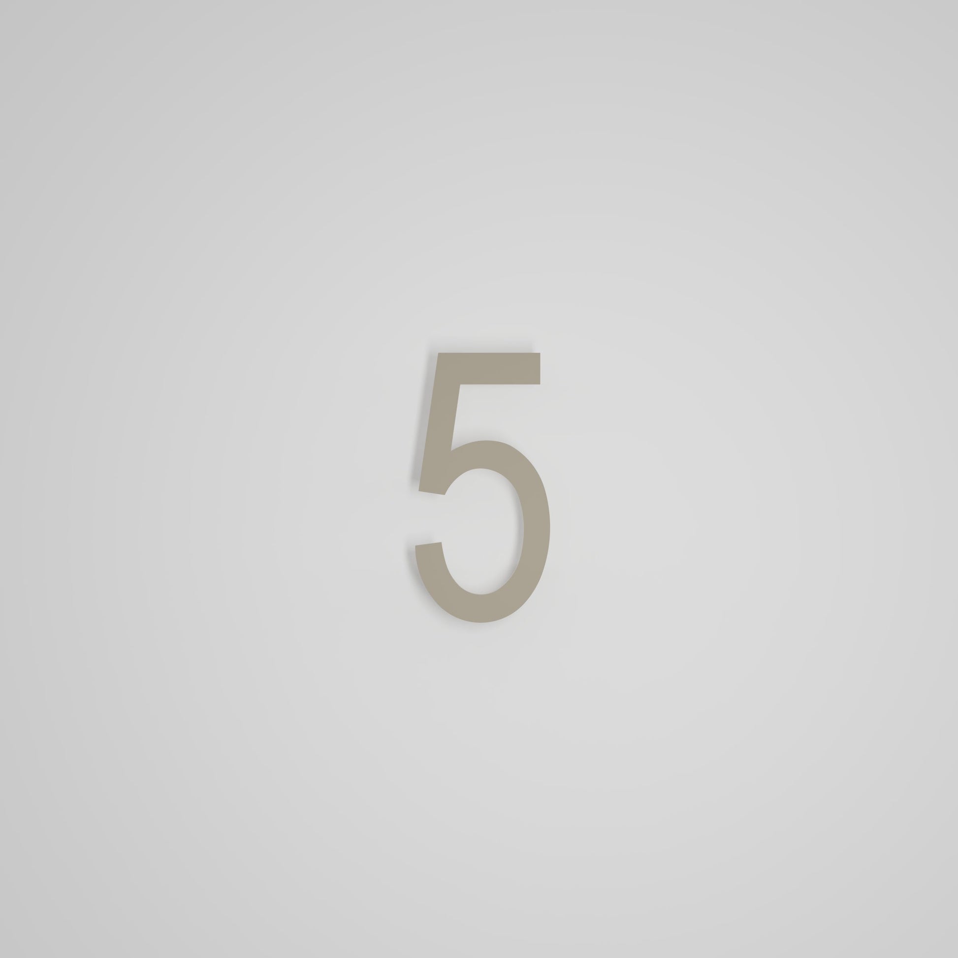 Chiffres flottants d'adresse civique de 6 pouces [1711] — Snoc