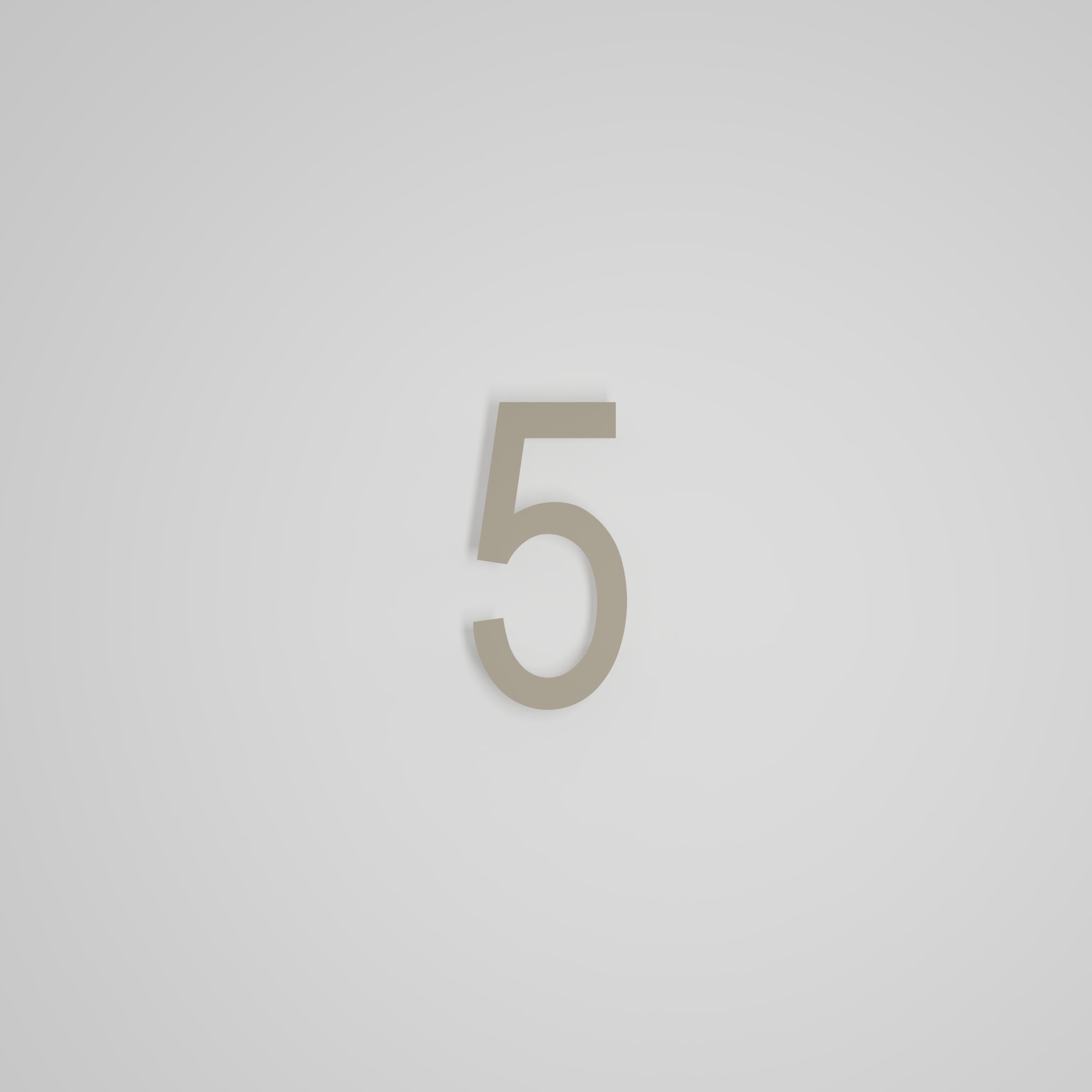 Chiffres flottants d'adresse civique de 6 pouces [1711] — Snoc