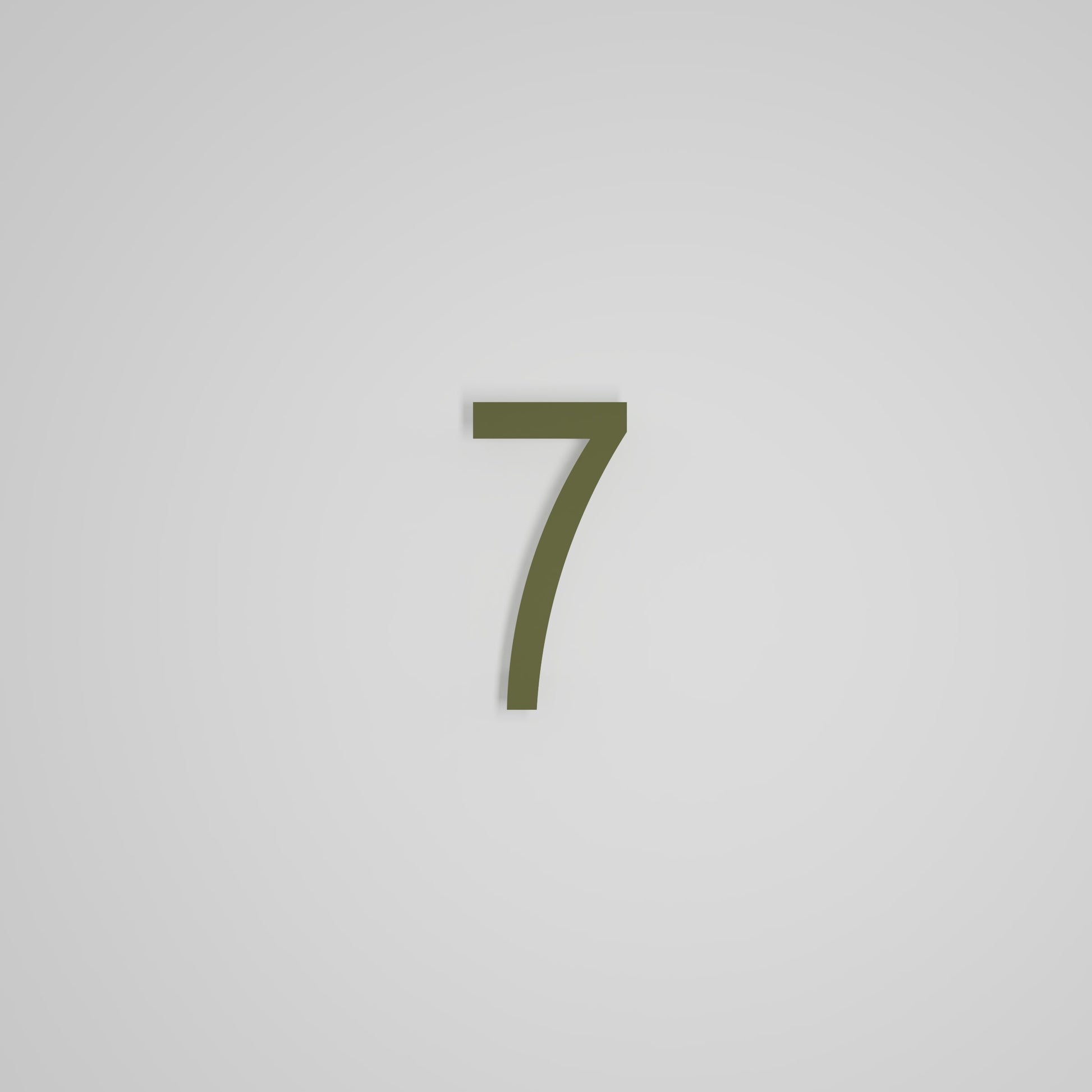 Chiffres flottants d'adresse civique de 6 pouces [1711] — Snoc