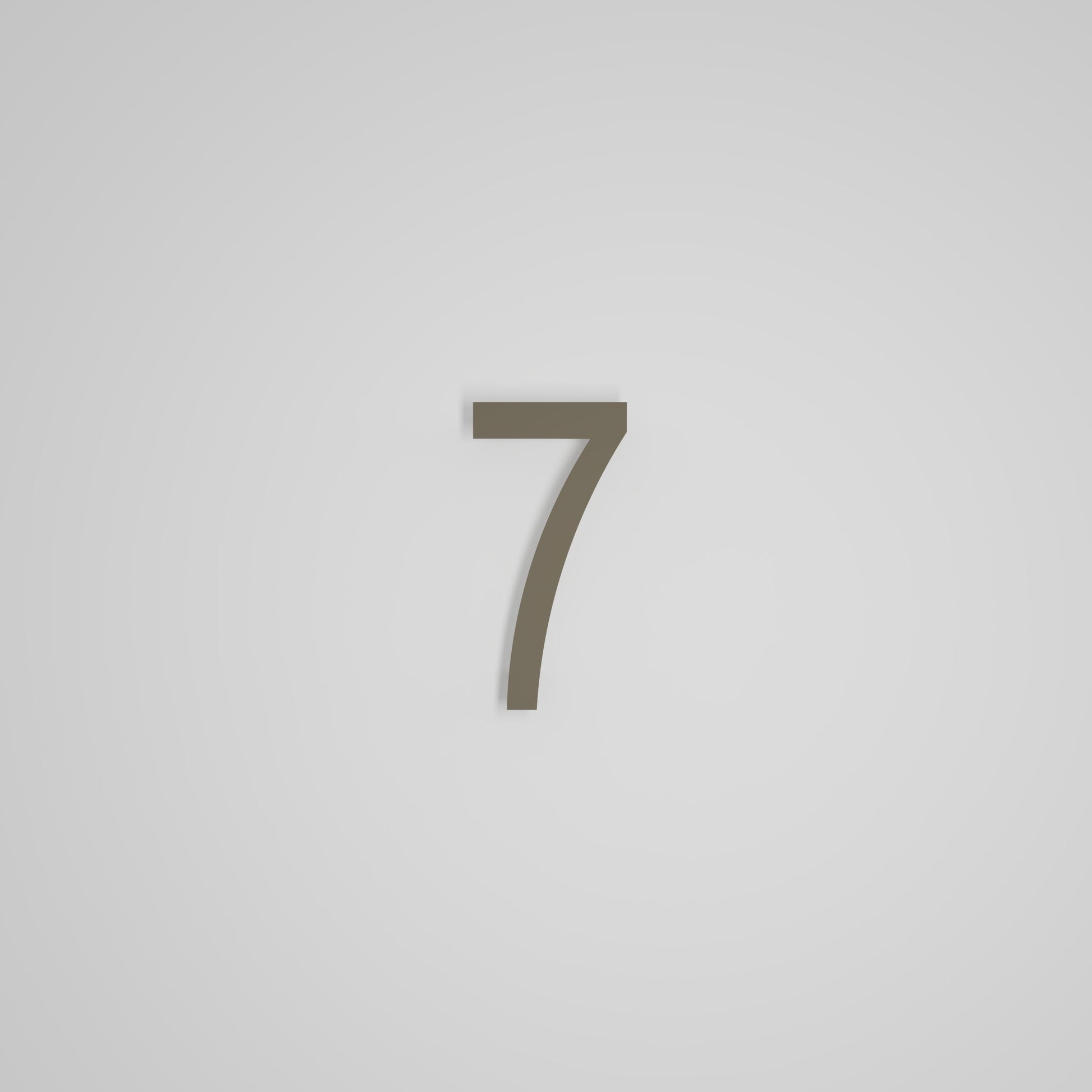 Chiffres flottants d'adresse civique de 6 pouces [1711] — Snoc