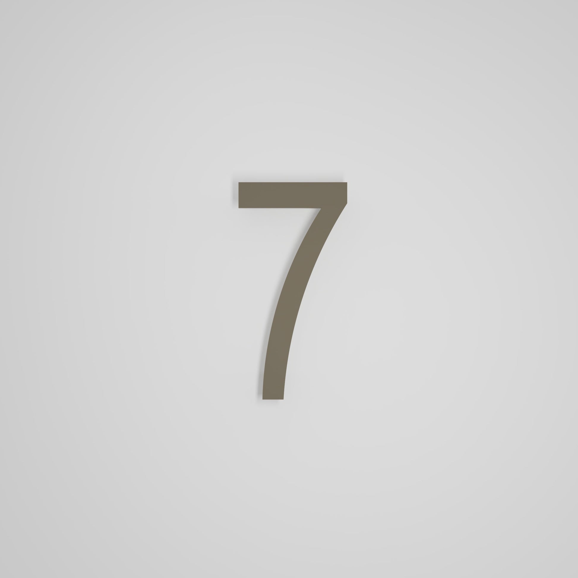 Chiffres flottants d'adresse civique de 8 pouces [1711] — Snoc