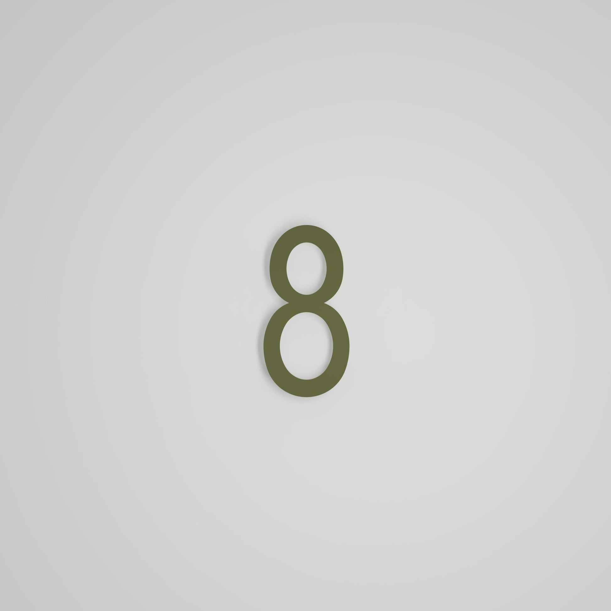 Chiffres flottants d'adresse civique de 6 pouces [1711] — Snoc