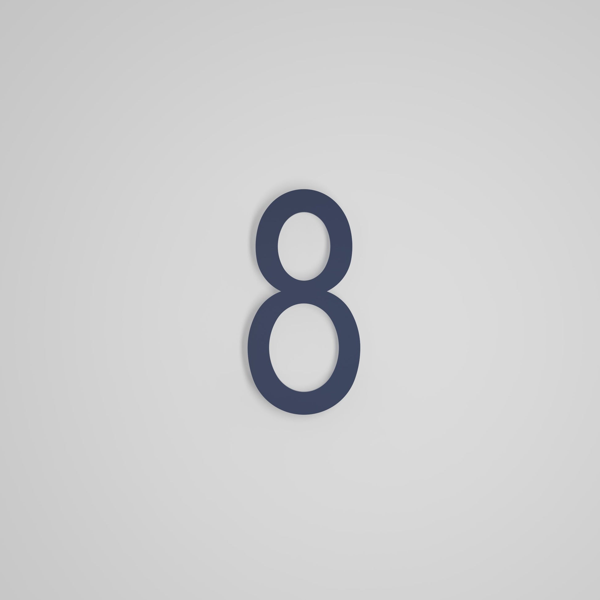 Chiffres flottants d'adresse civique de 8 pouces [1711] — Snoc