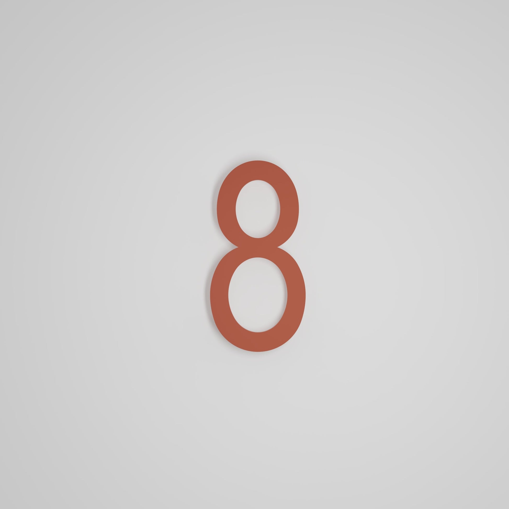 Chiffres flottants d'adresse civique de 8 pouces [1711] — Snoc