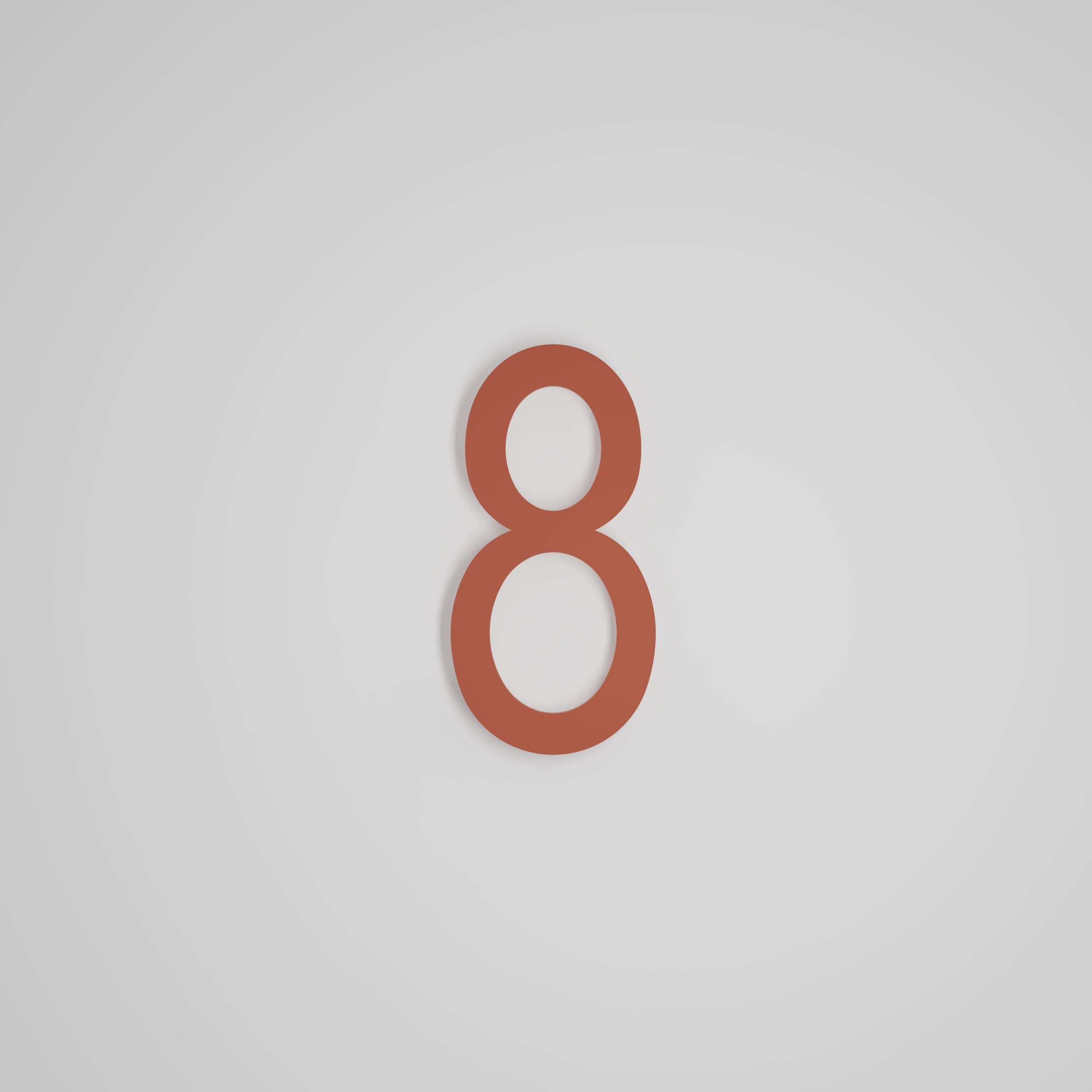Chiffres flottants d'adresse civique de 8 pouces [1711] — Snoc