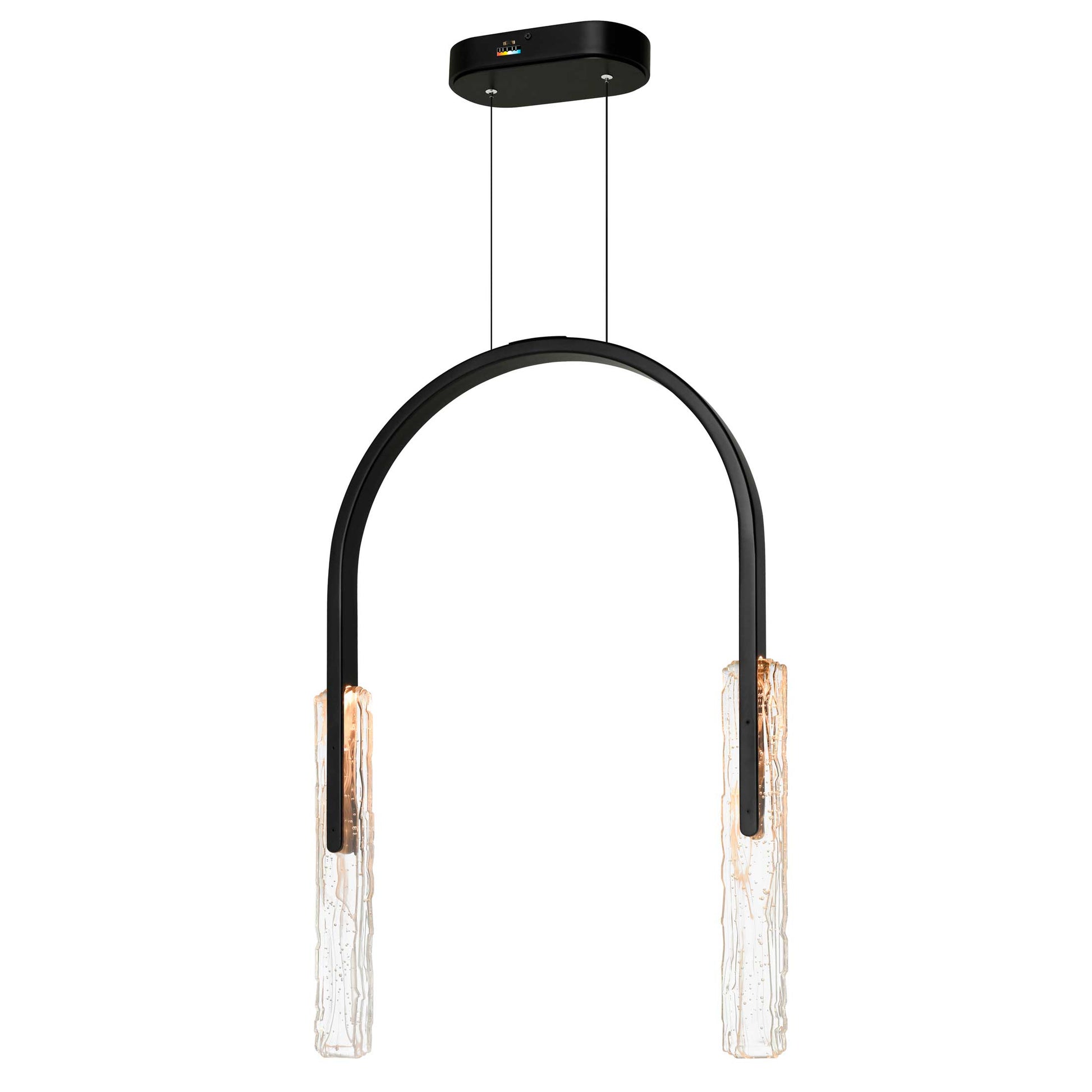 Suspension CURVA en noir — Luminaire Expert