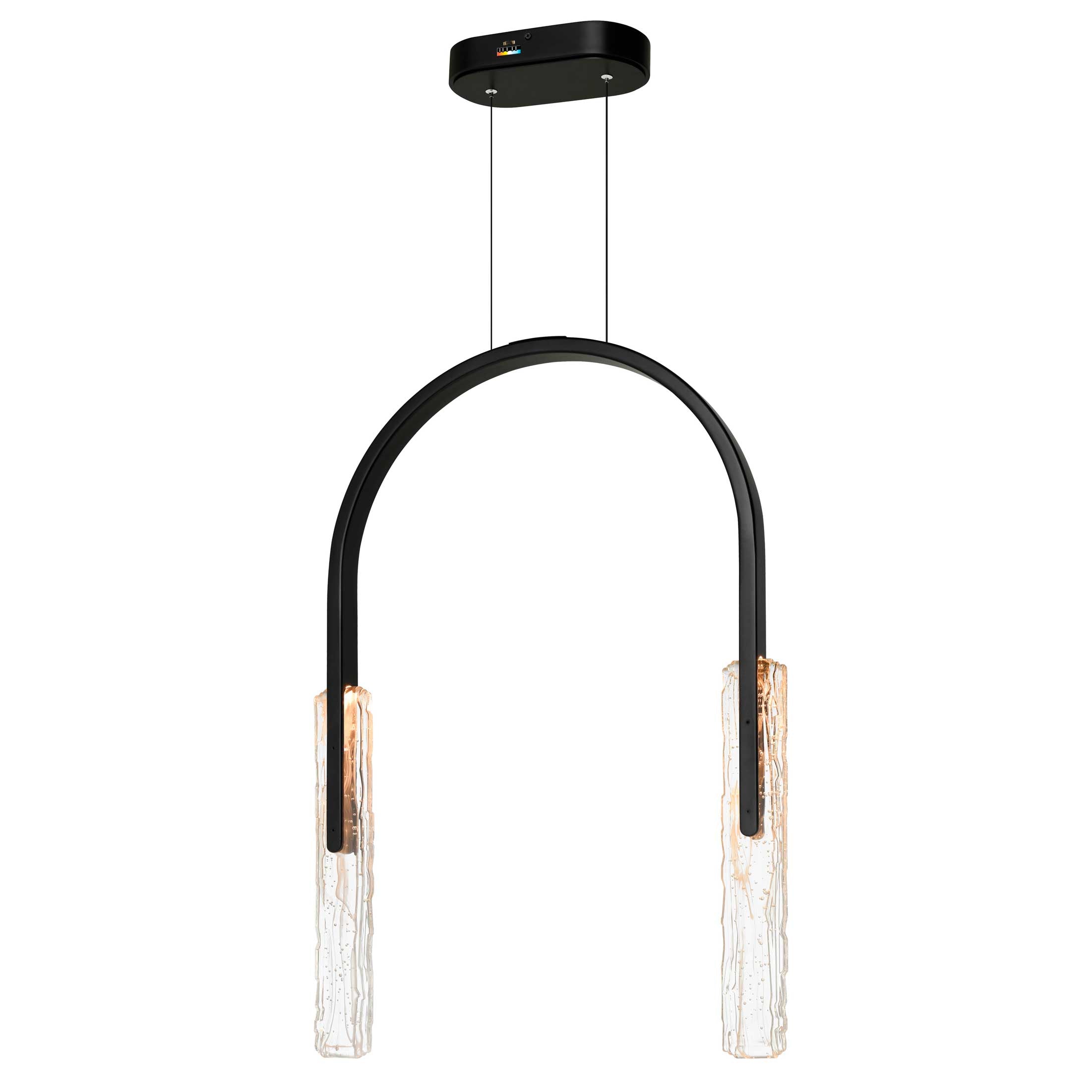 Suspension CURVA en noir — Luminaire Expert