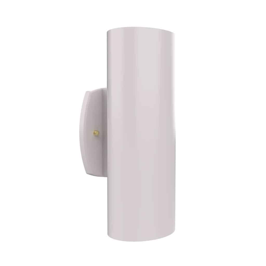 Luminaire mural Snoc — Évolution - Luminaire mural cylindrique pour l’extérieur en Blanc
