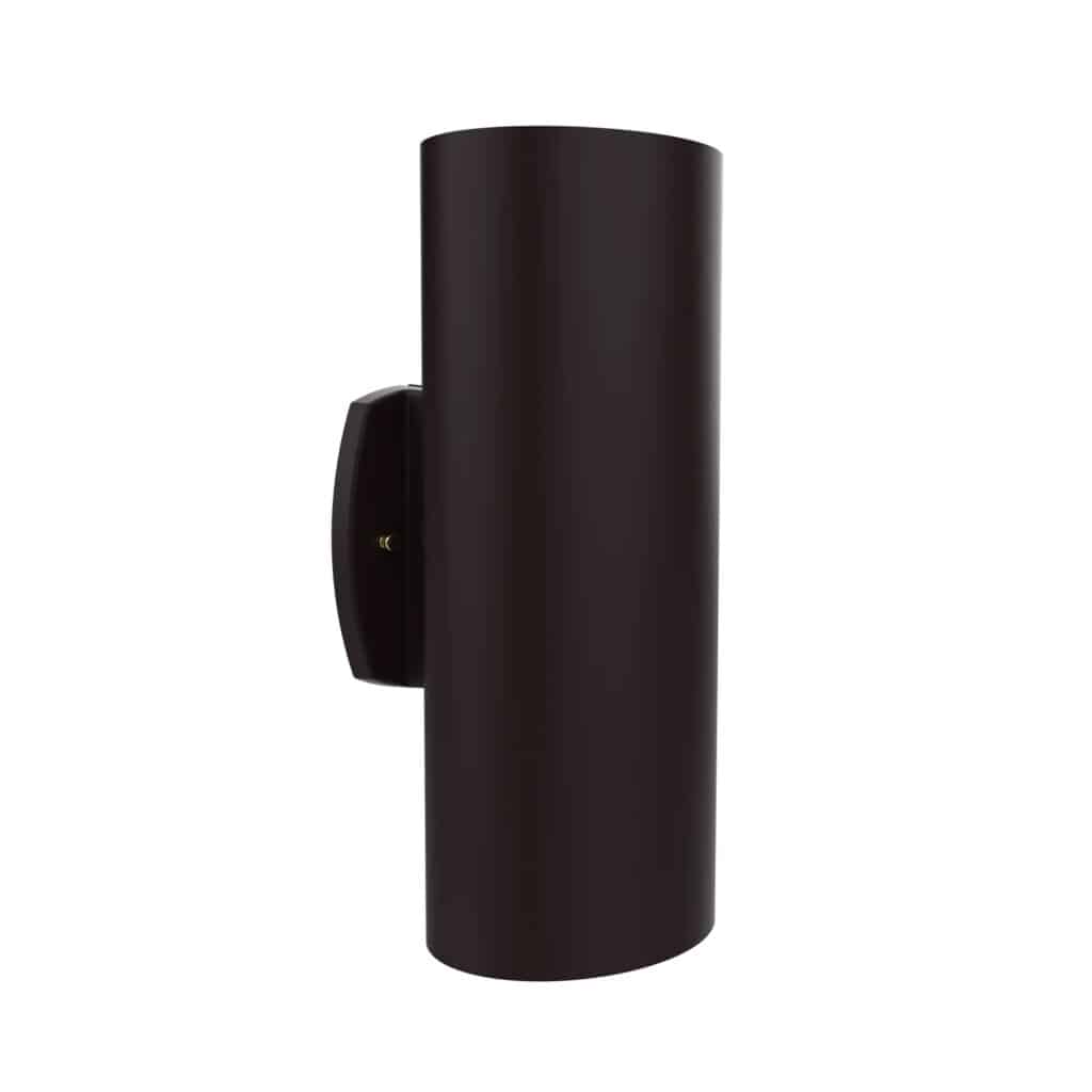 Luminaire mural Snoc — Évolution • Luminaire mural cylindrique pour l'extérieur [1824] en Brun