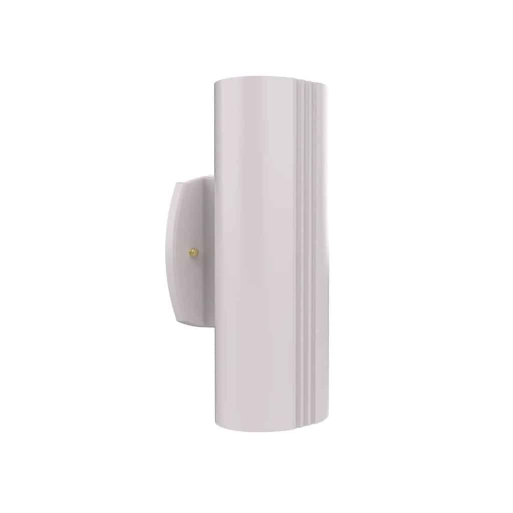 Luminaire mural Snoc — Évolution - Luminaire mural cylindrique pour l’extérieur en Blanc