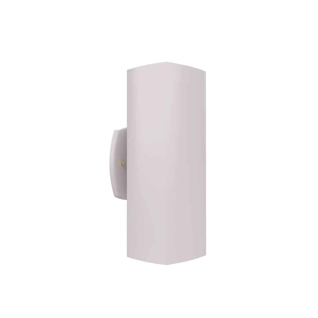 Luminaire mural Snoc — Évolution - Tube carré PAR30 / A-19 en Blanc