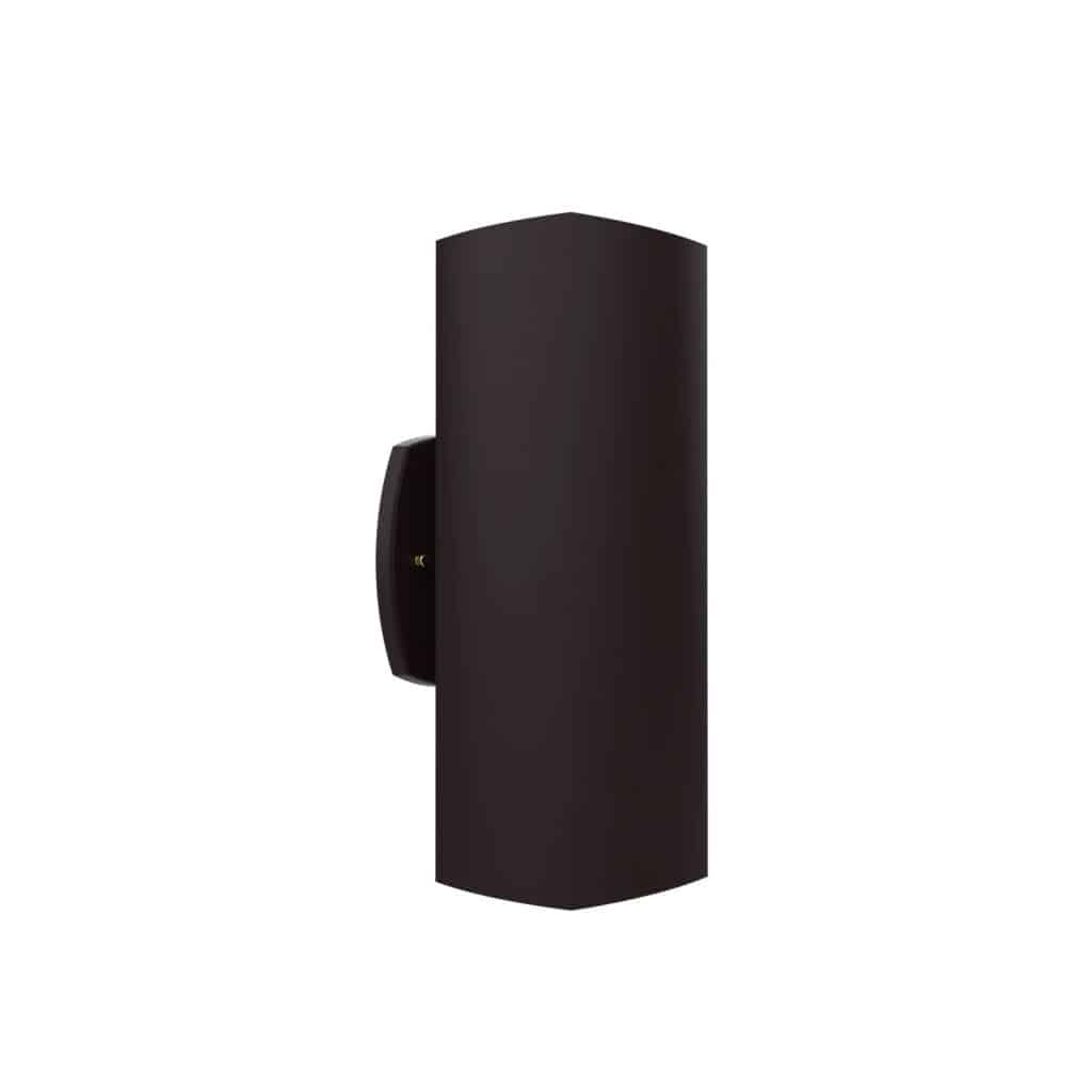 Luminaire mural Snoc — Évolution - Tube carré PAR30 / A-19 en Brun